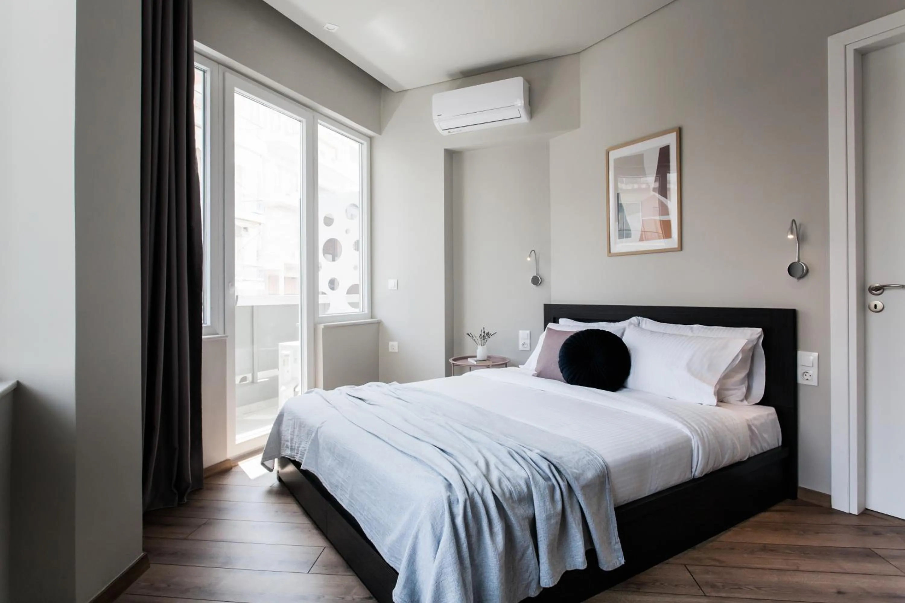 Bedroom, Bed in WYZ Athens Apartments by UPSTREET