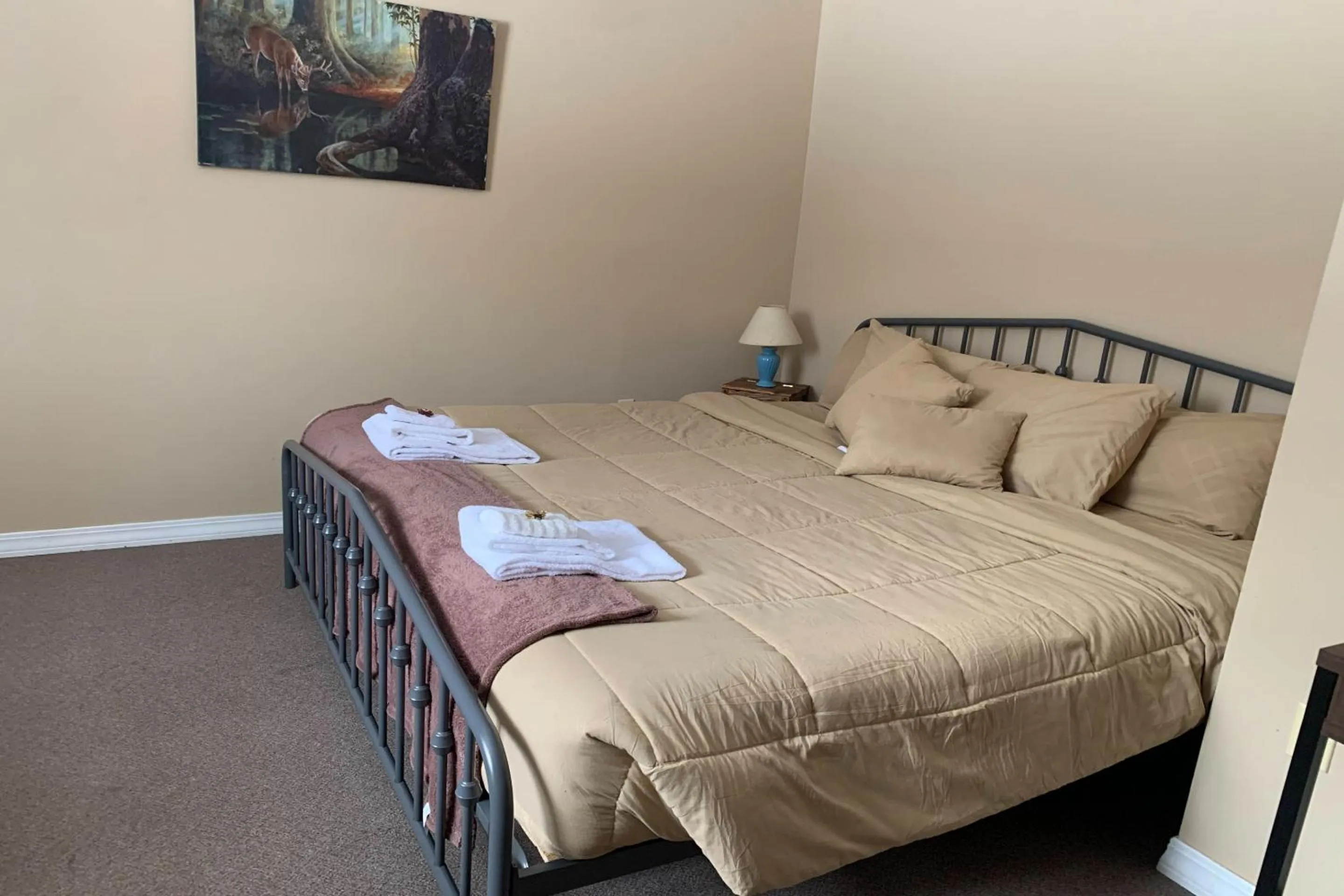 Bedroom, Bed in Love Hotels St John River by OYO at Fort Kent ME