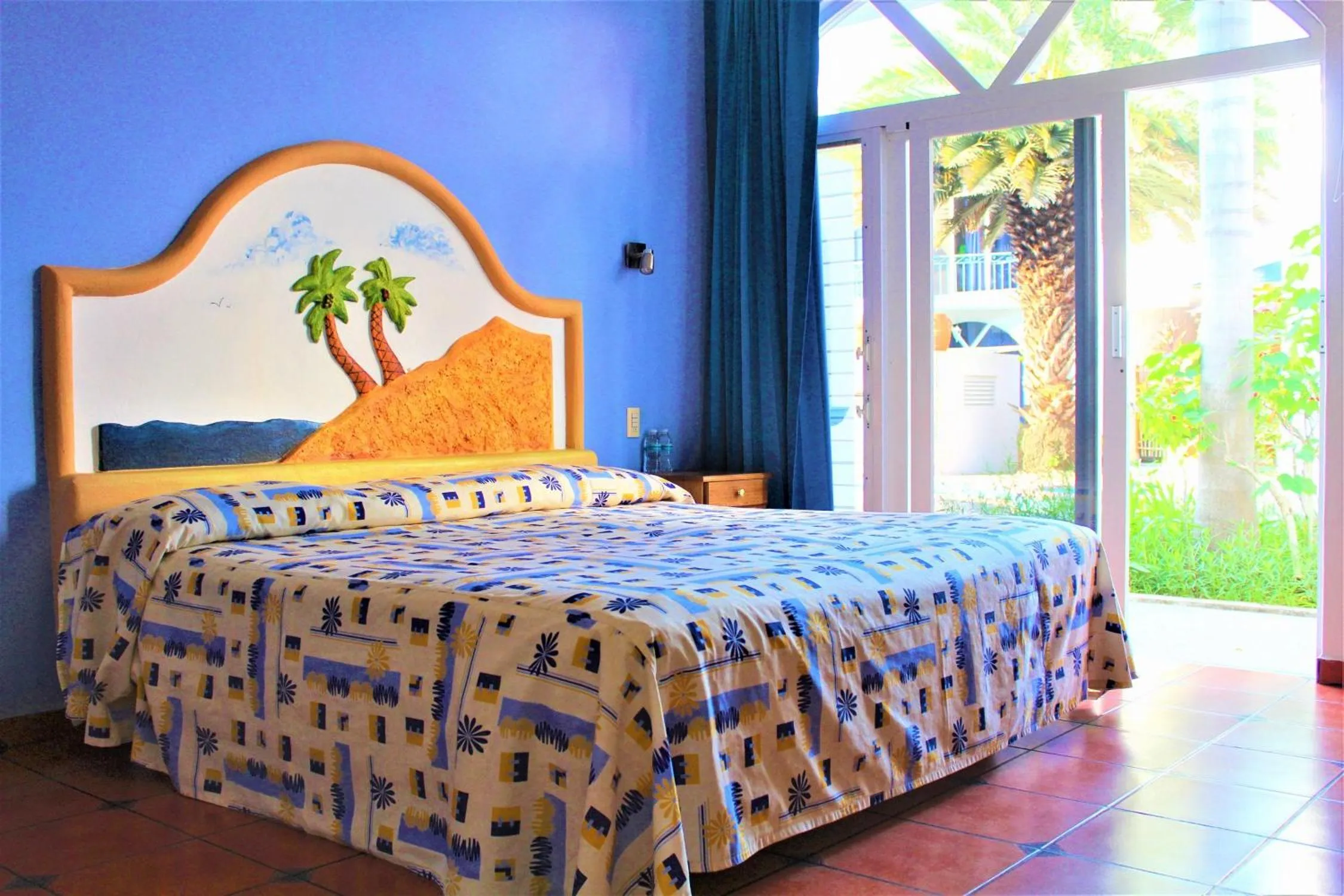 Bed in Hotel Mexico Lindo