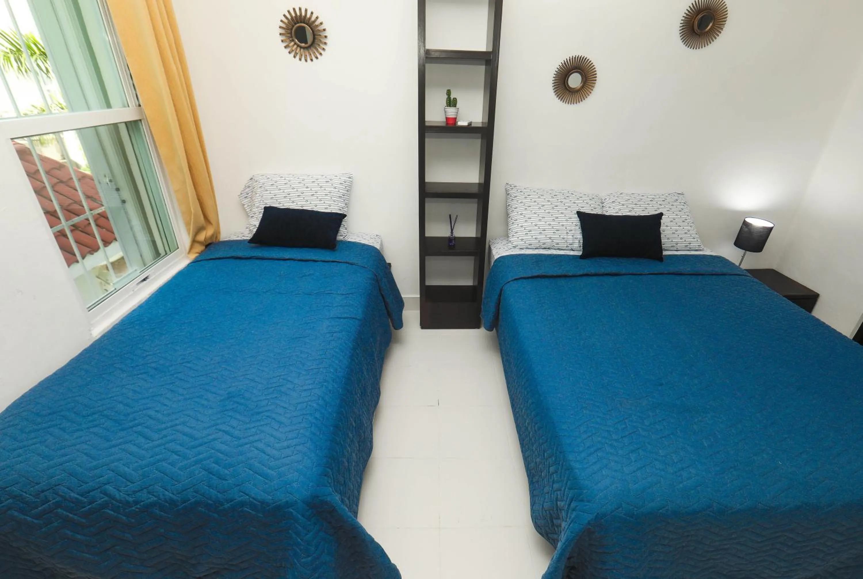 Bed in Depa de 3 habs, 3 baños y piscina (Zona Hotelera)