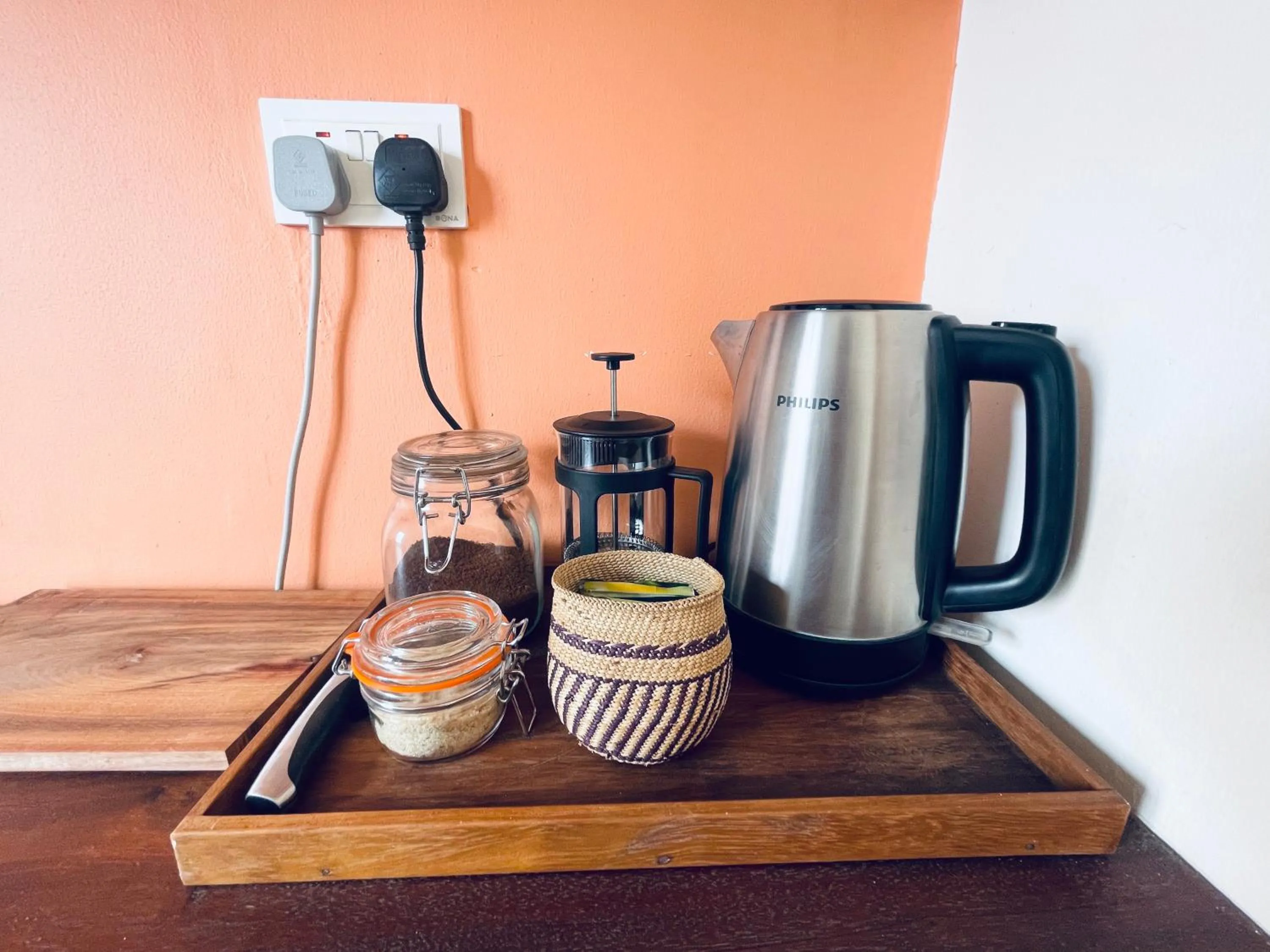 Coffee/tea facilities in Gaia Villas