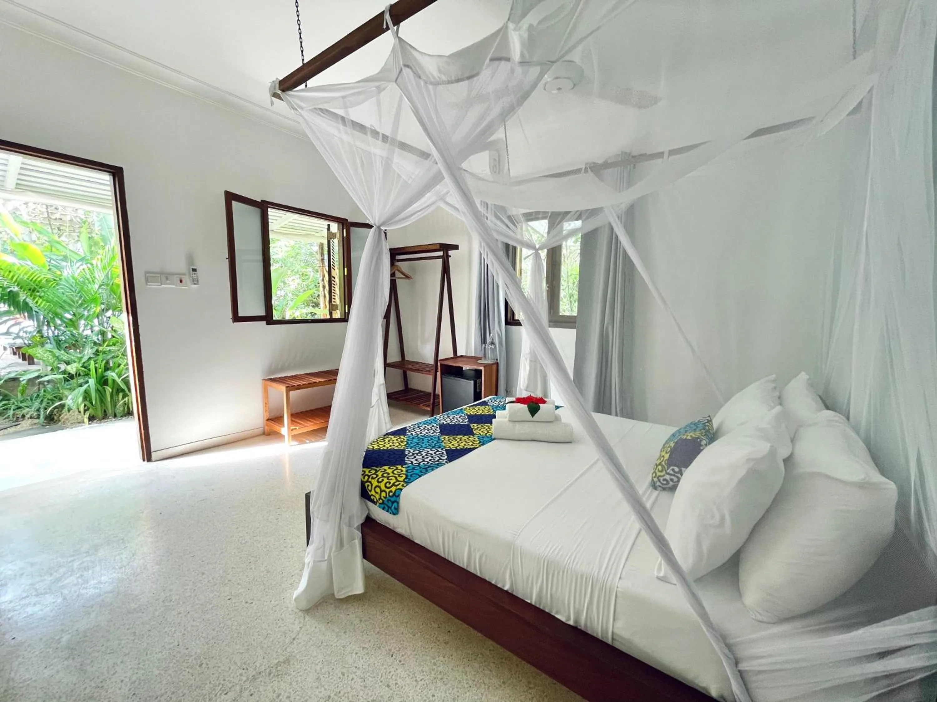 Bed in Gaia Villas