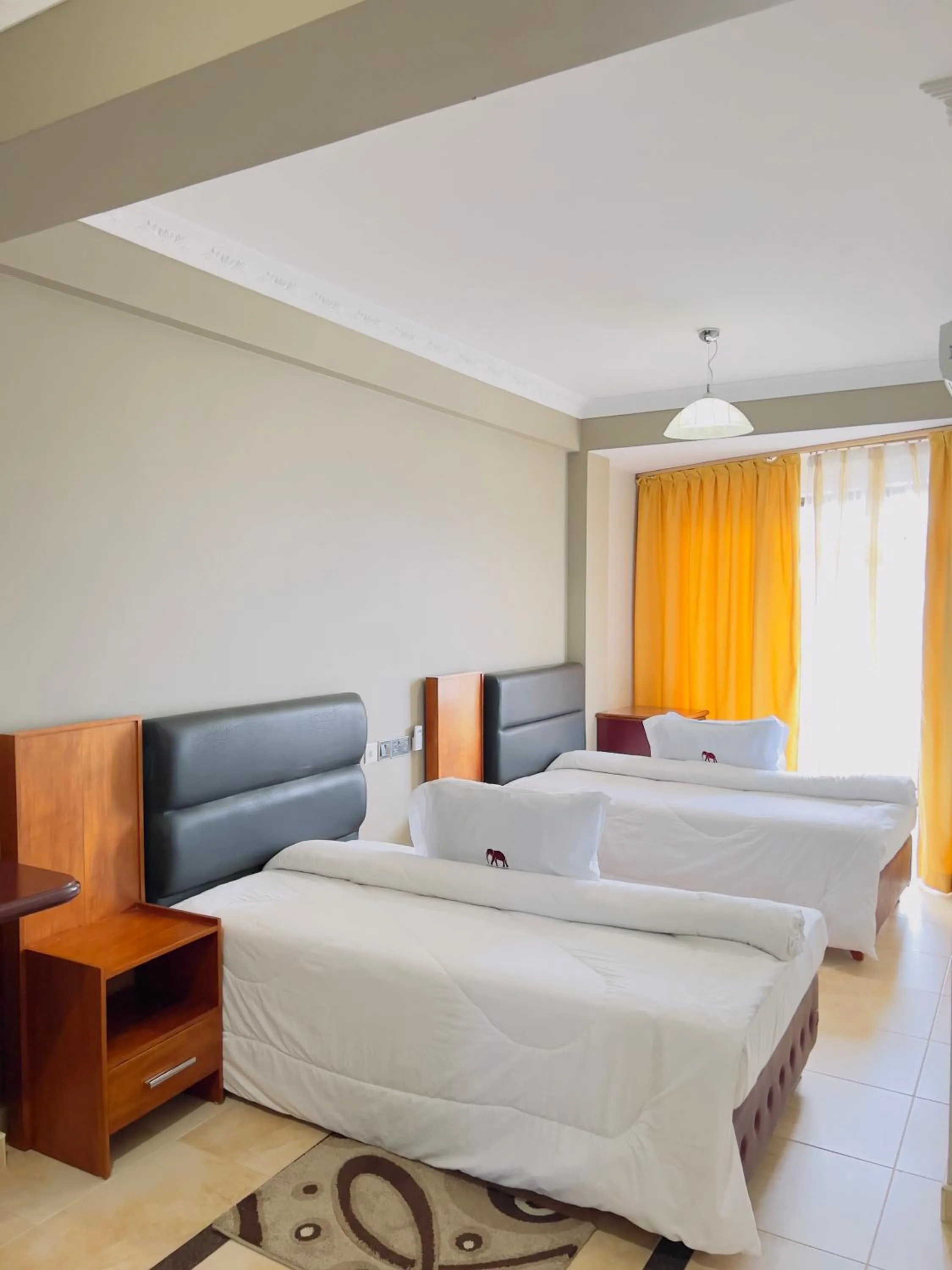 Bed in LEYSHOF HOTEL