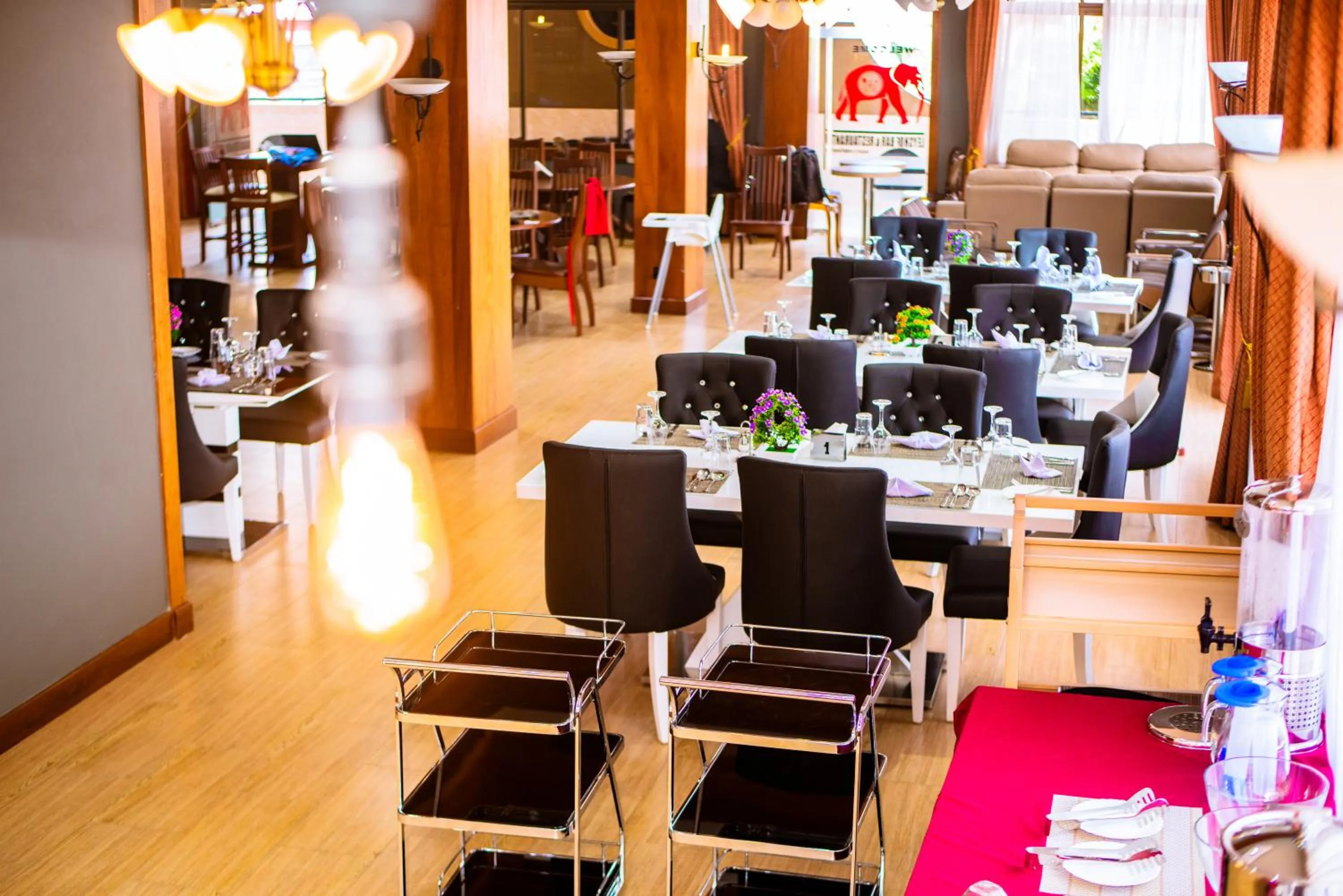 Restaurant/places to eat in LEYSHOF HOTEL