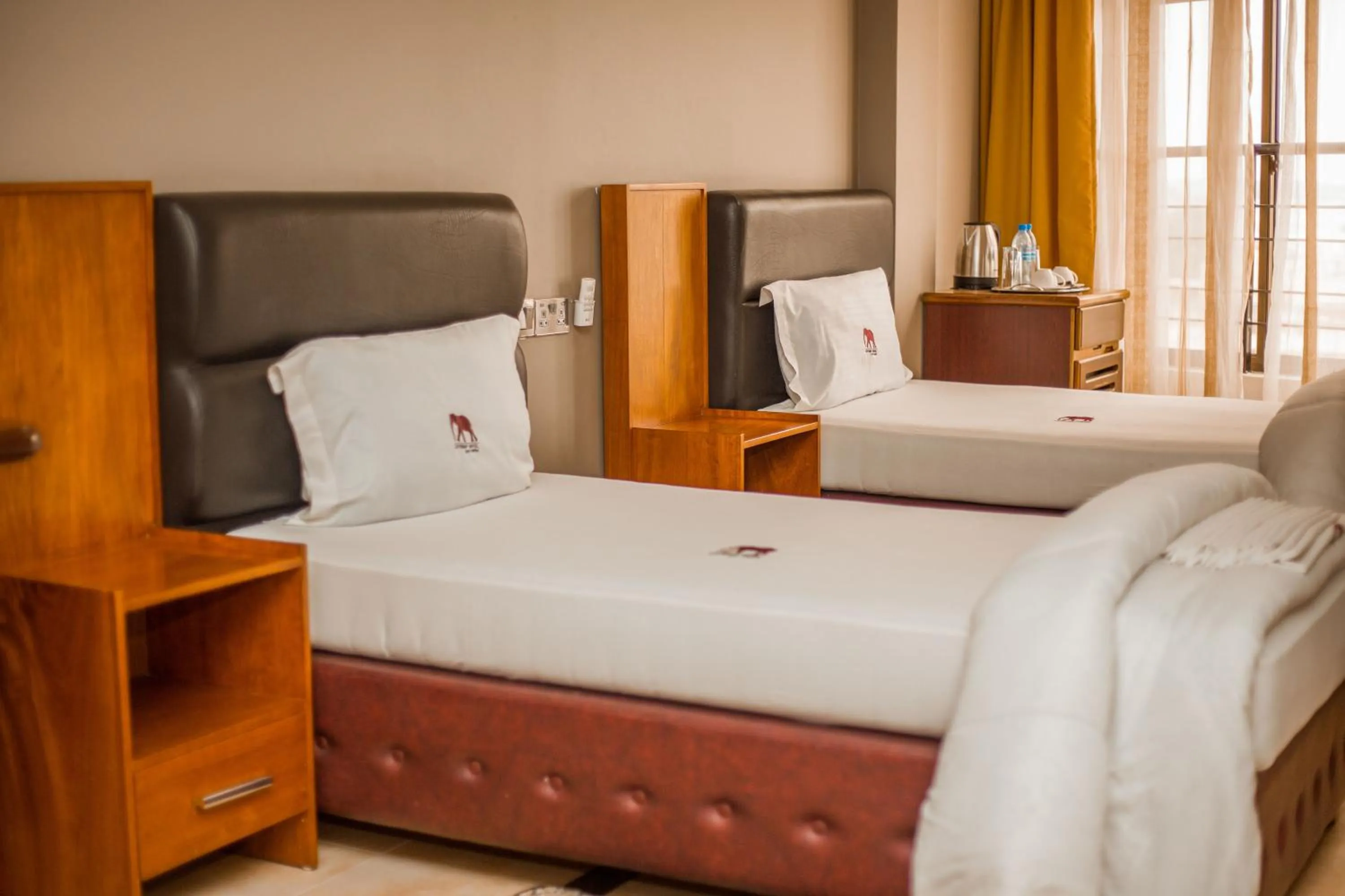 Bed in LEYSHOF HOTEL