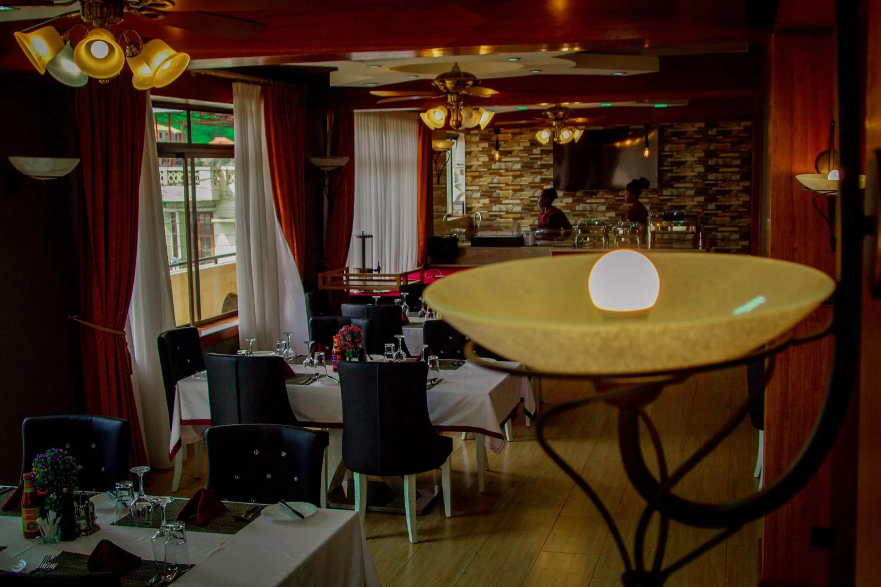 Restaurant/places to eat in LEYSHOF HOTEL