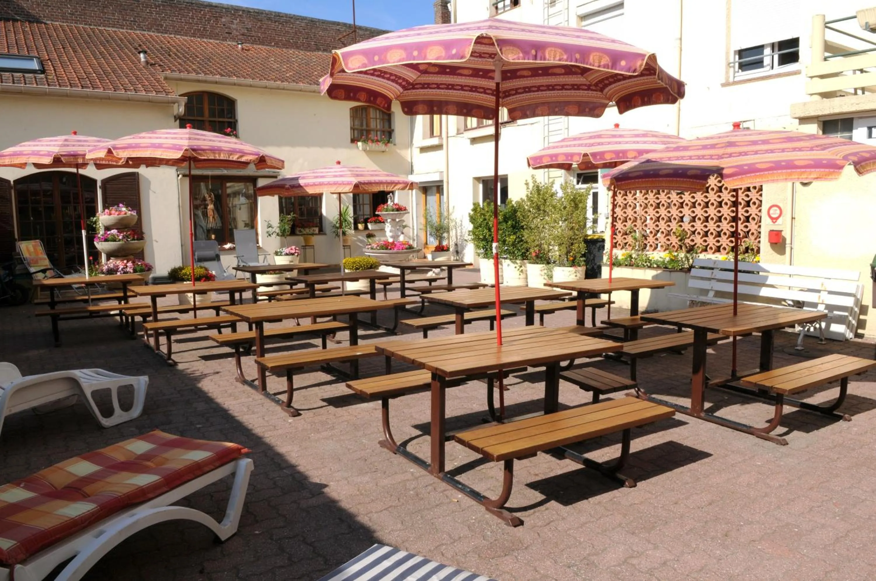 Patio in AUBERGE RIVA BELLA