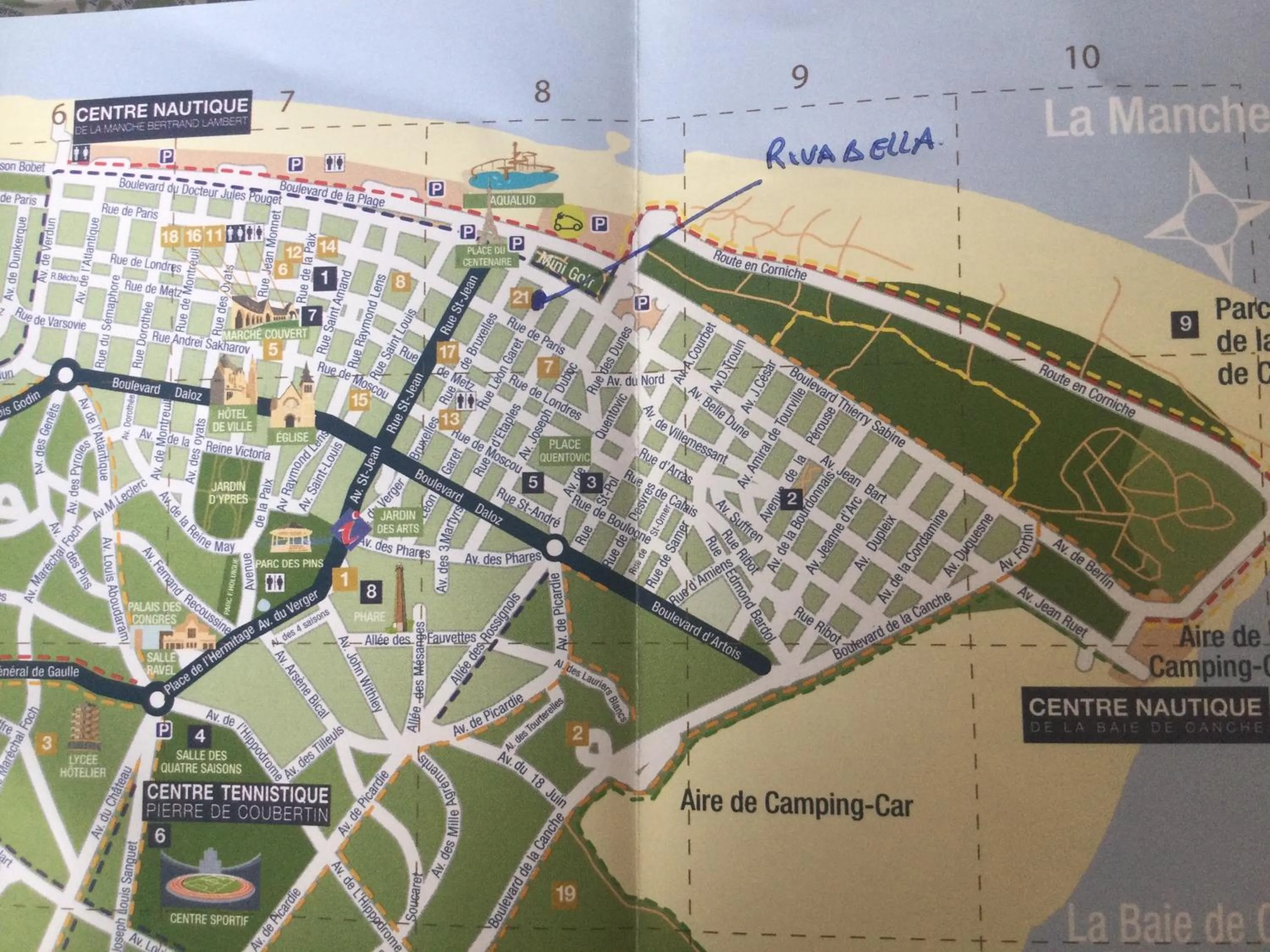 Nearby landmark in AUBERGE RIVA BELLA