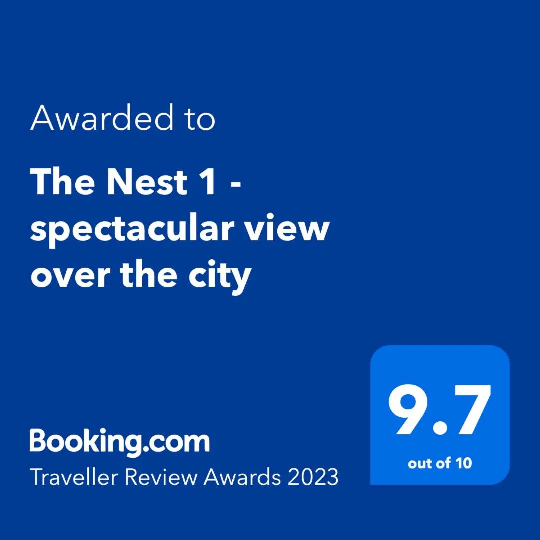 Certificate/Award in The Nest 1 - Spectacular View Over The City