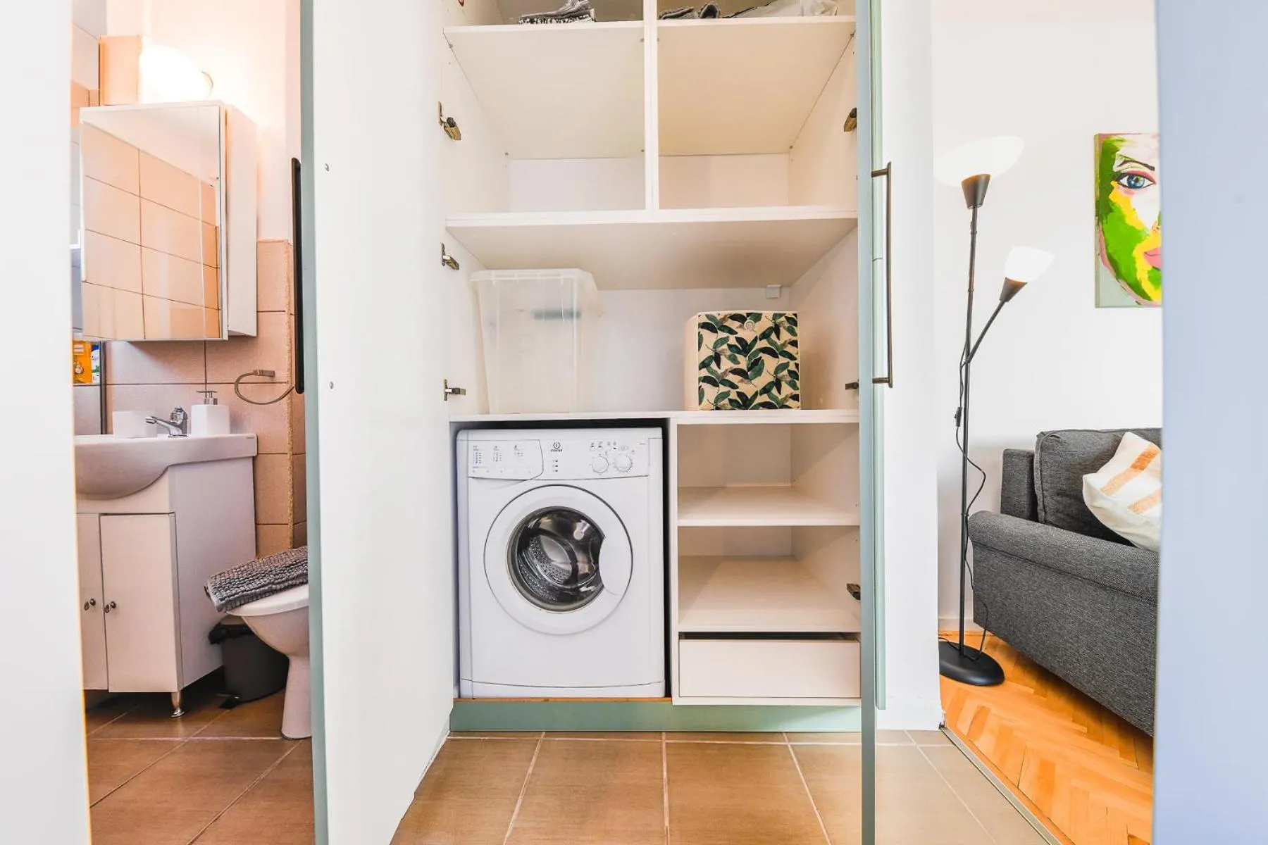 wardrobe in The Nest 1 - Spectacular View Over The City