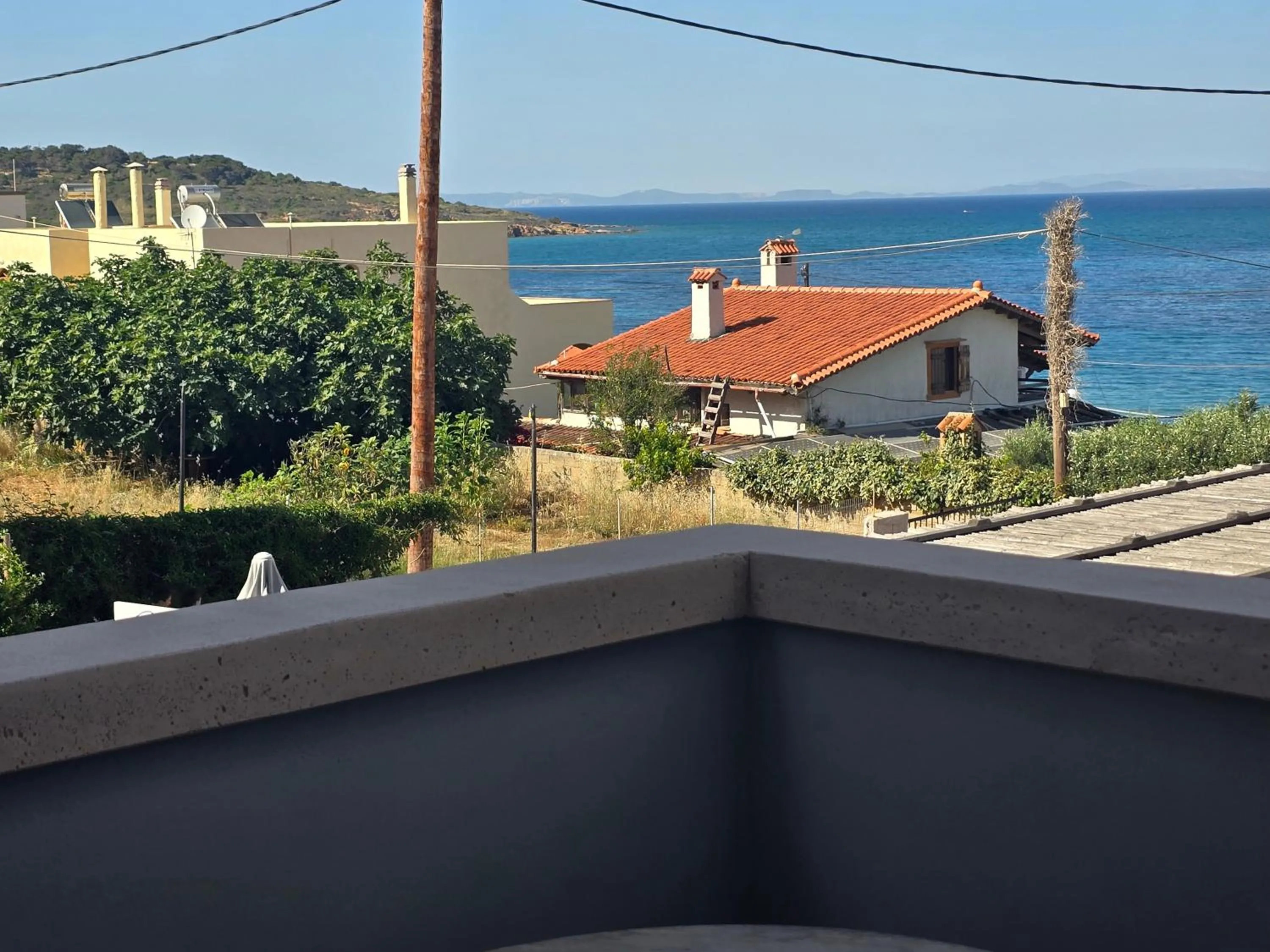 Studio with Sea View in Chios Shallow Sea