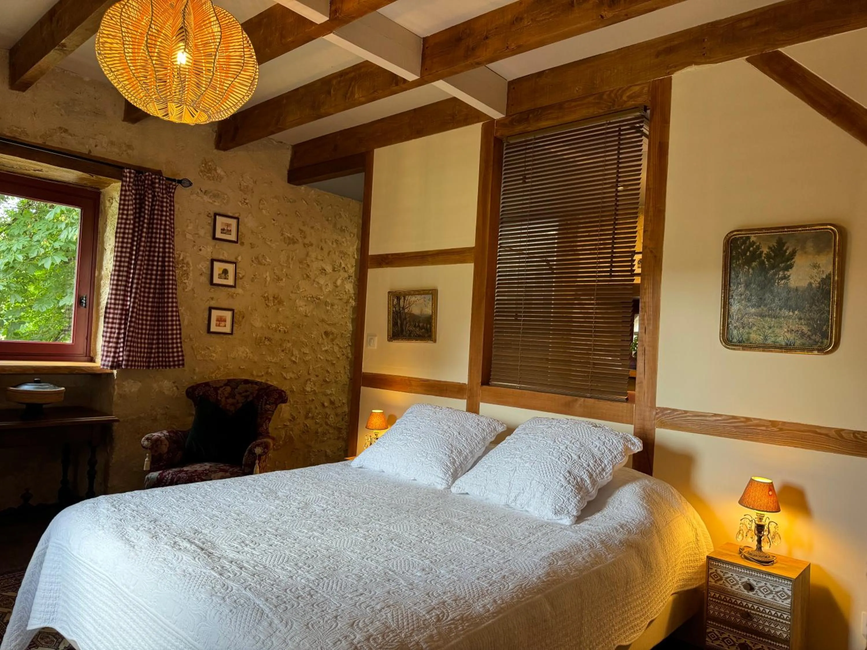 Bed in Chateau La Rochette