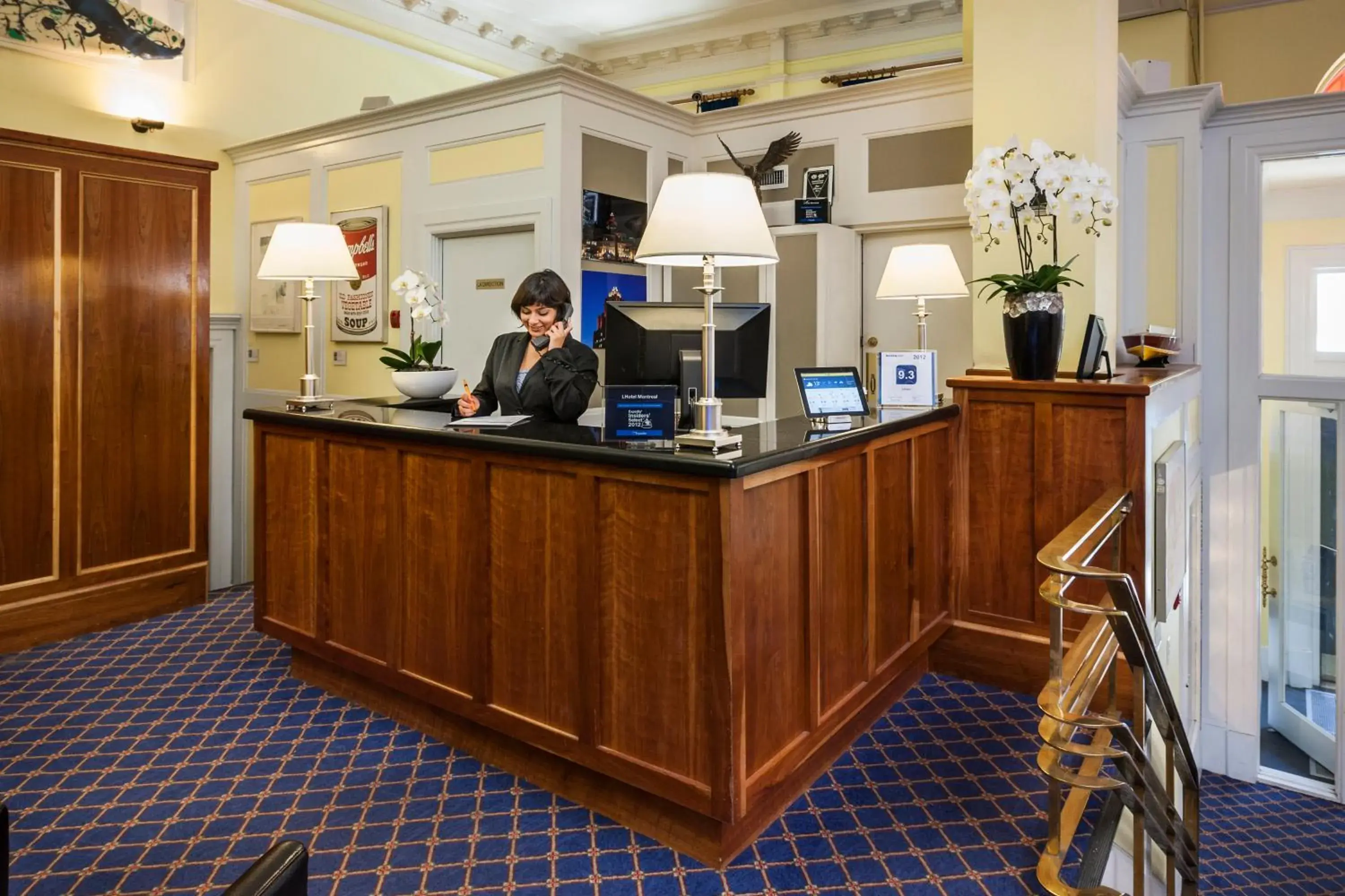 Lobby or reception in LHotel Lobby or reception in LHotel