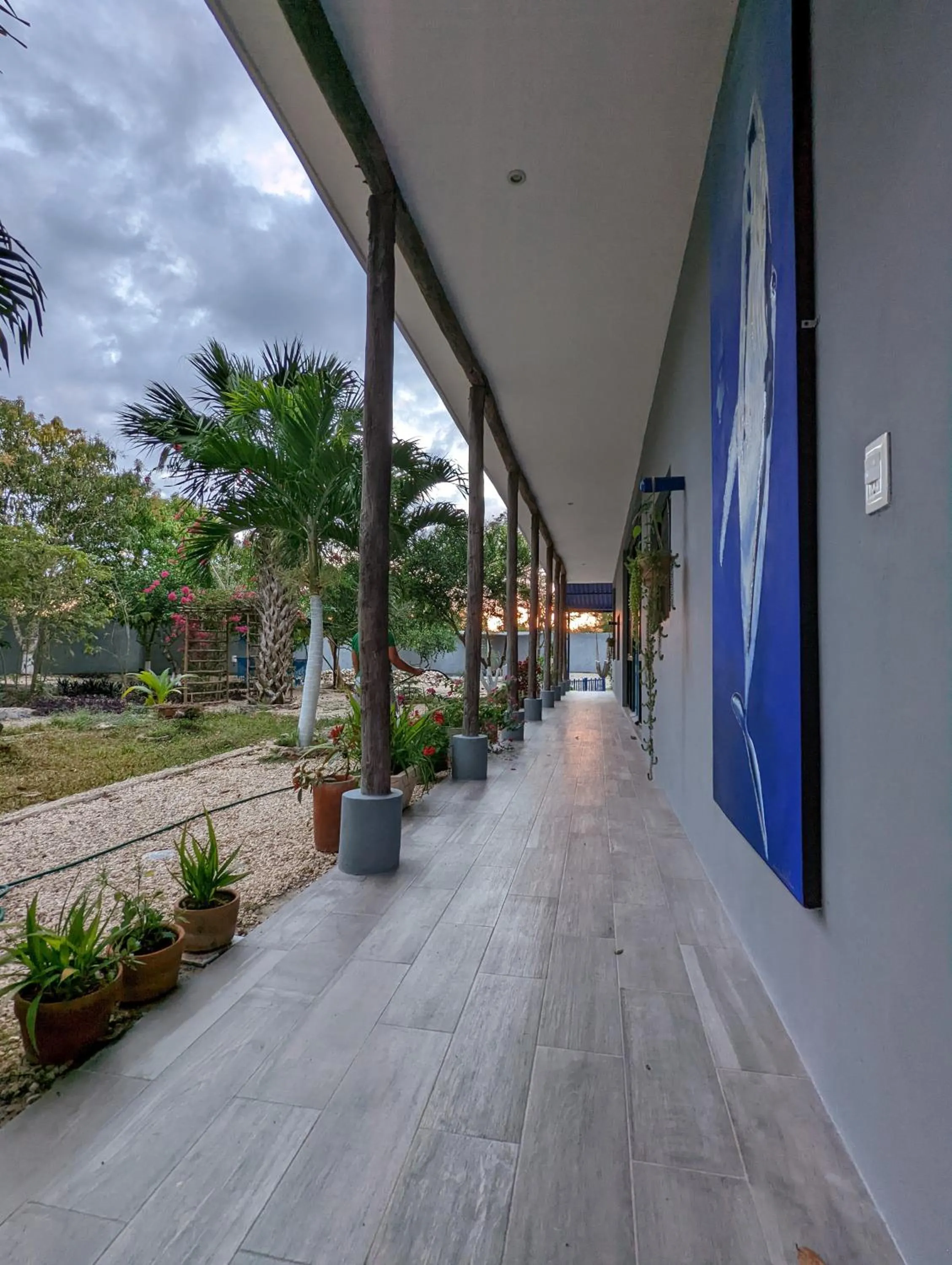 Property building in The Blue Eco Lodge