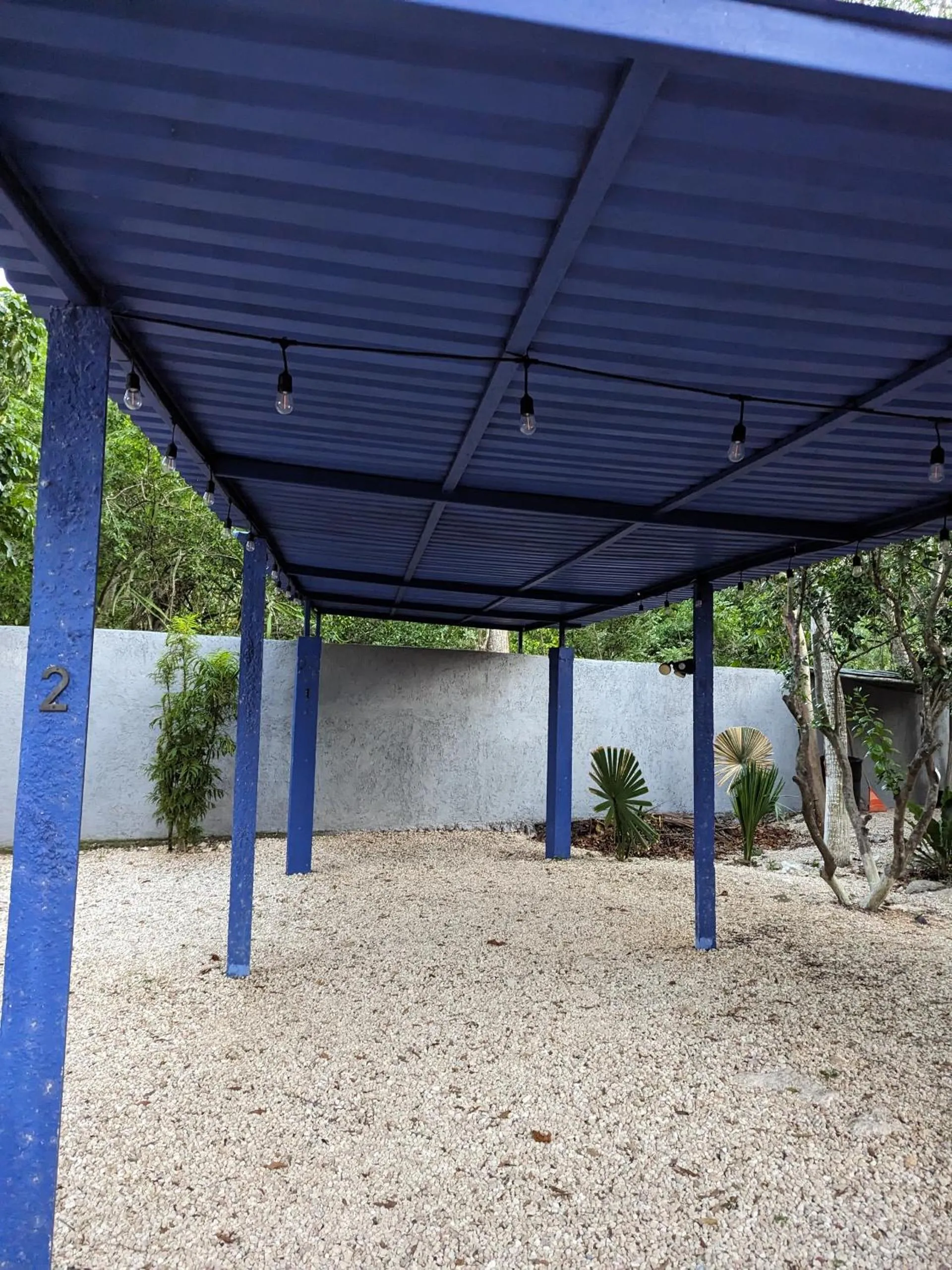 Parking in The Blue Eco Lodge