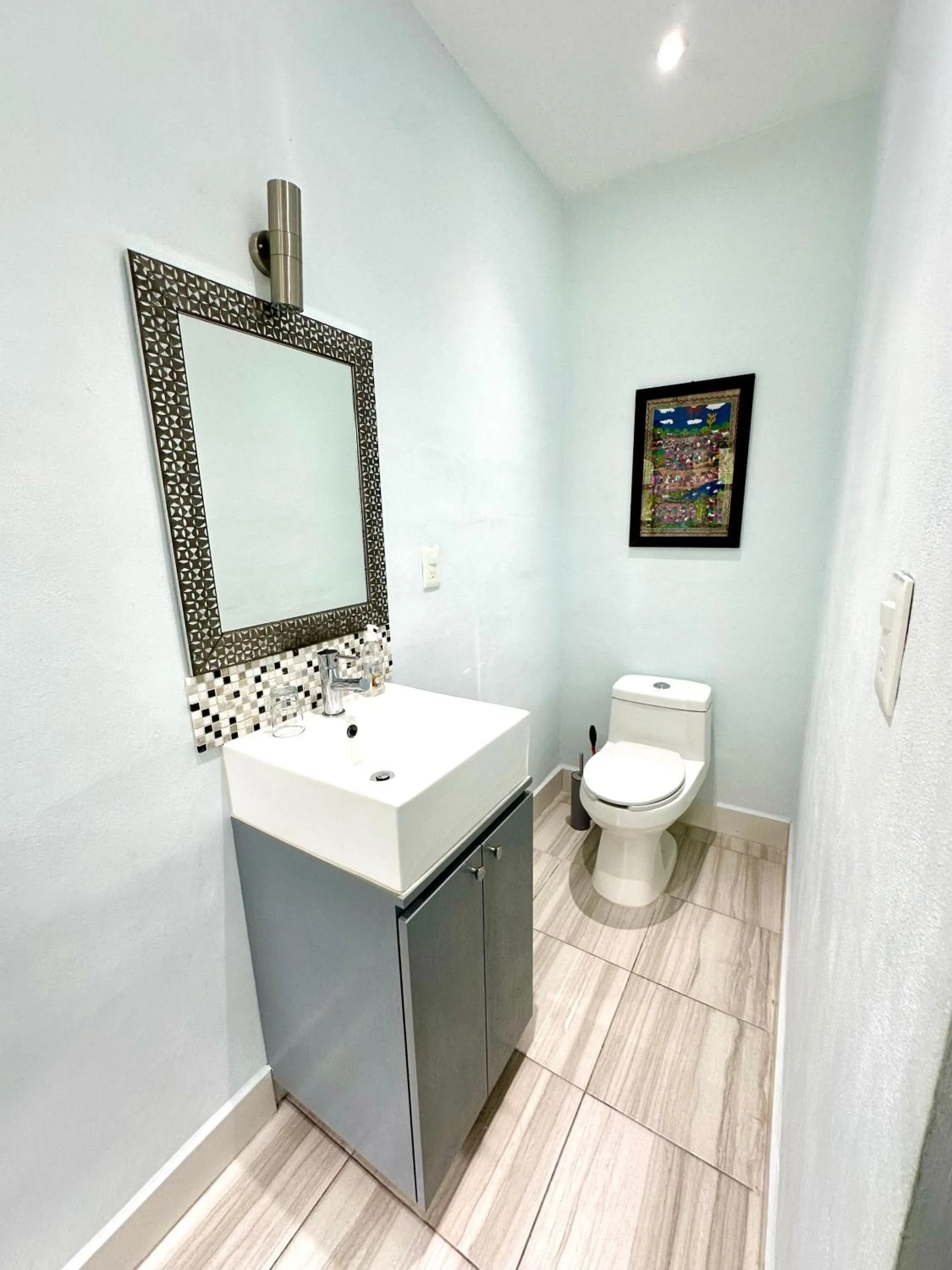 Toilet in The Blue Eco Lodge