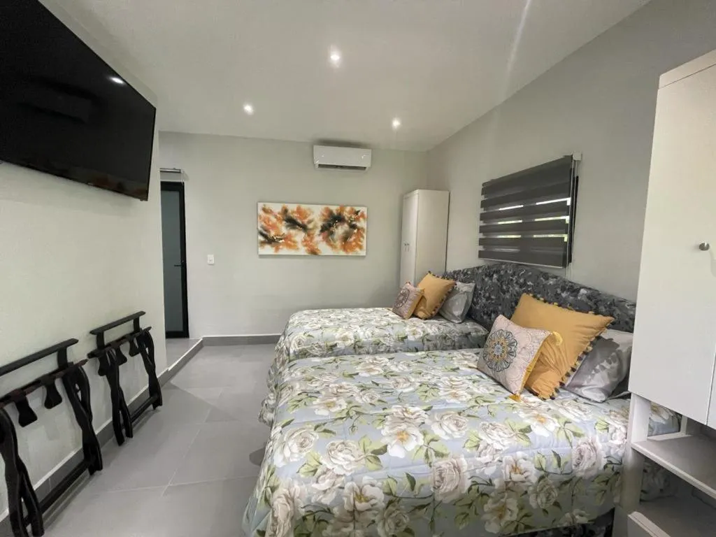 Deluxe Double or Twin Room with Balcony in The Blue Eco Lodge