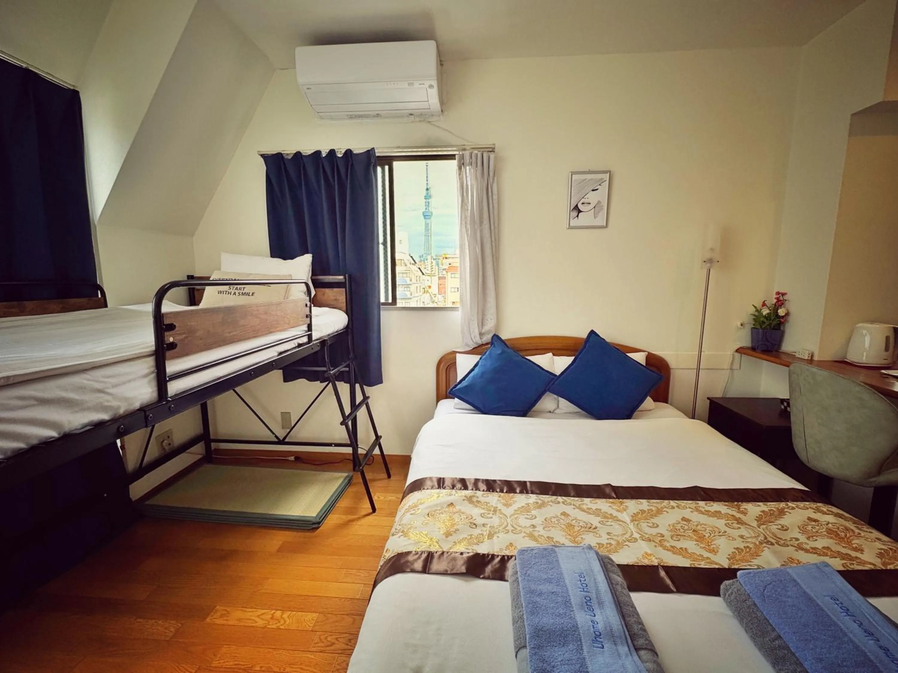 Bedroom, Bed in Uhome Ueno Hotel