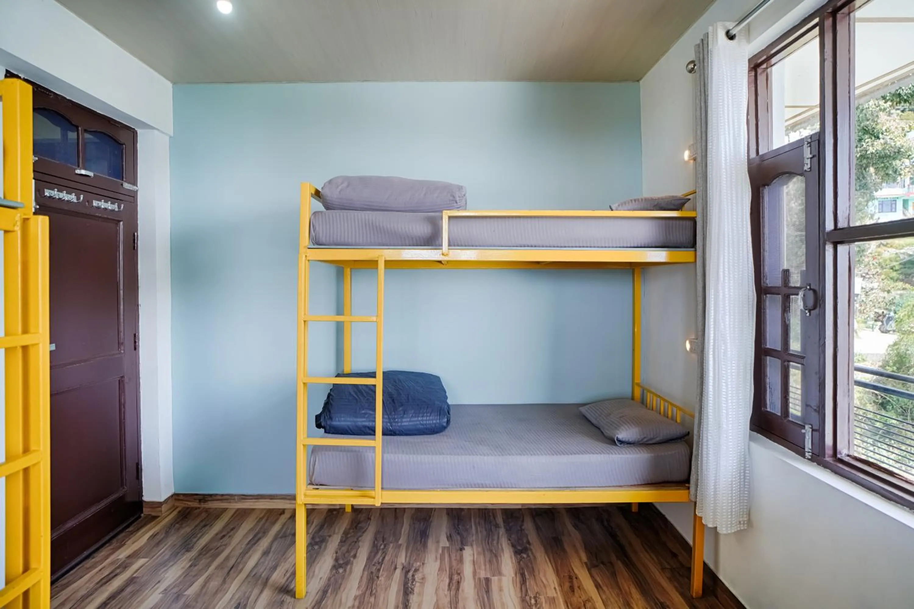 Bedroom, Bed in Young Monk Hostel Dharamkot