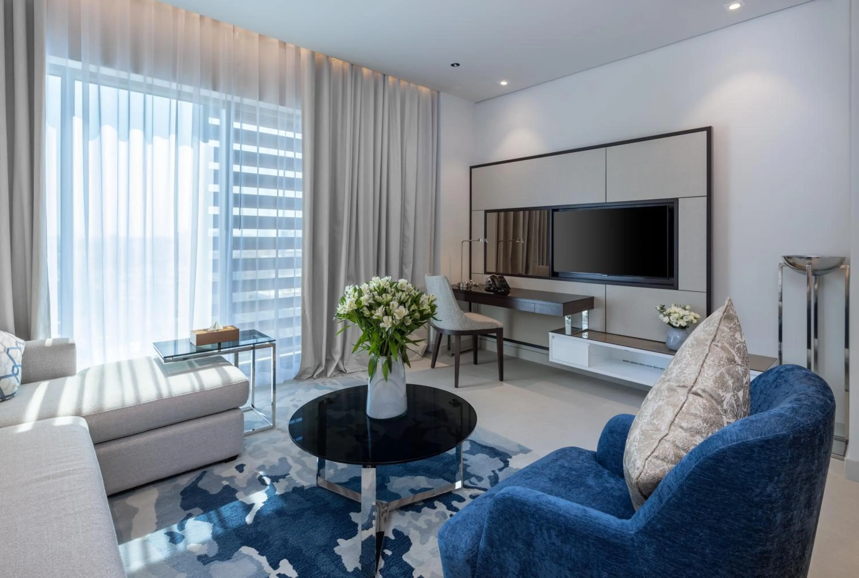 Seating area in Somerset Downtown Al Khobar