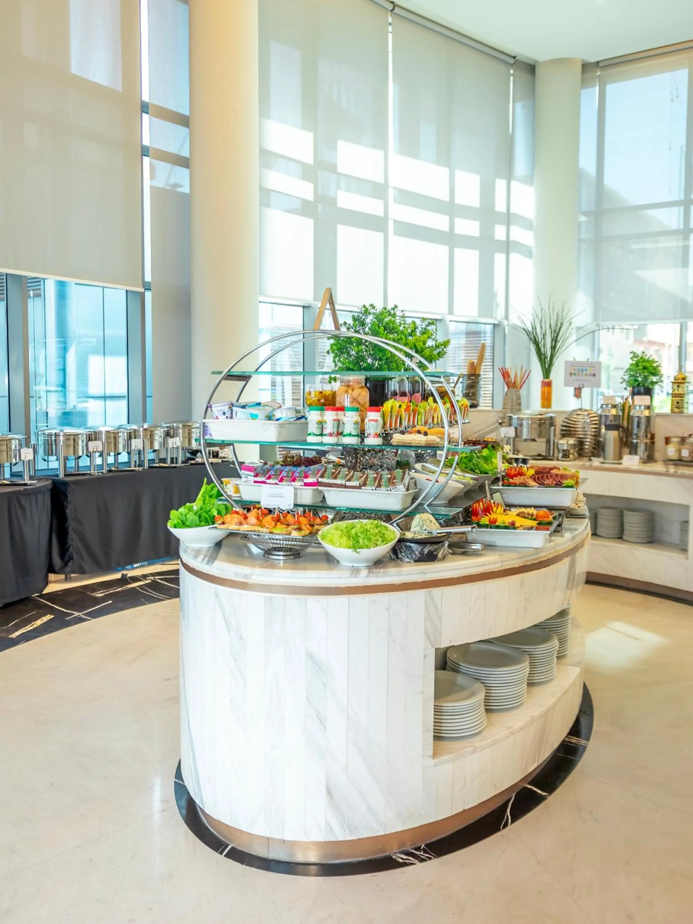 Buffet breakfast in Somerset Downtown Al Khobar