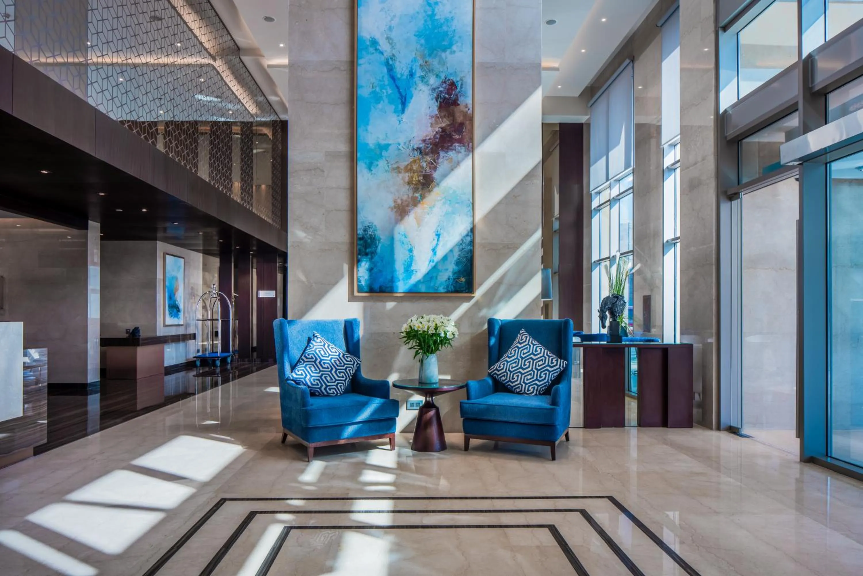 Lobby or reception in Somerset Downtown Al Khobar