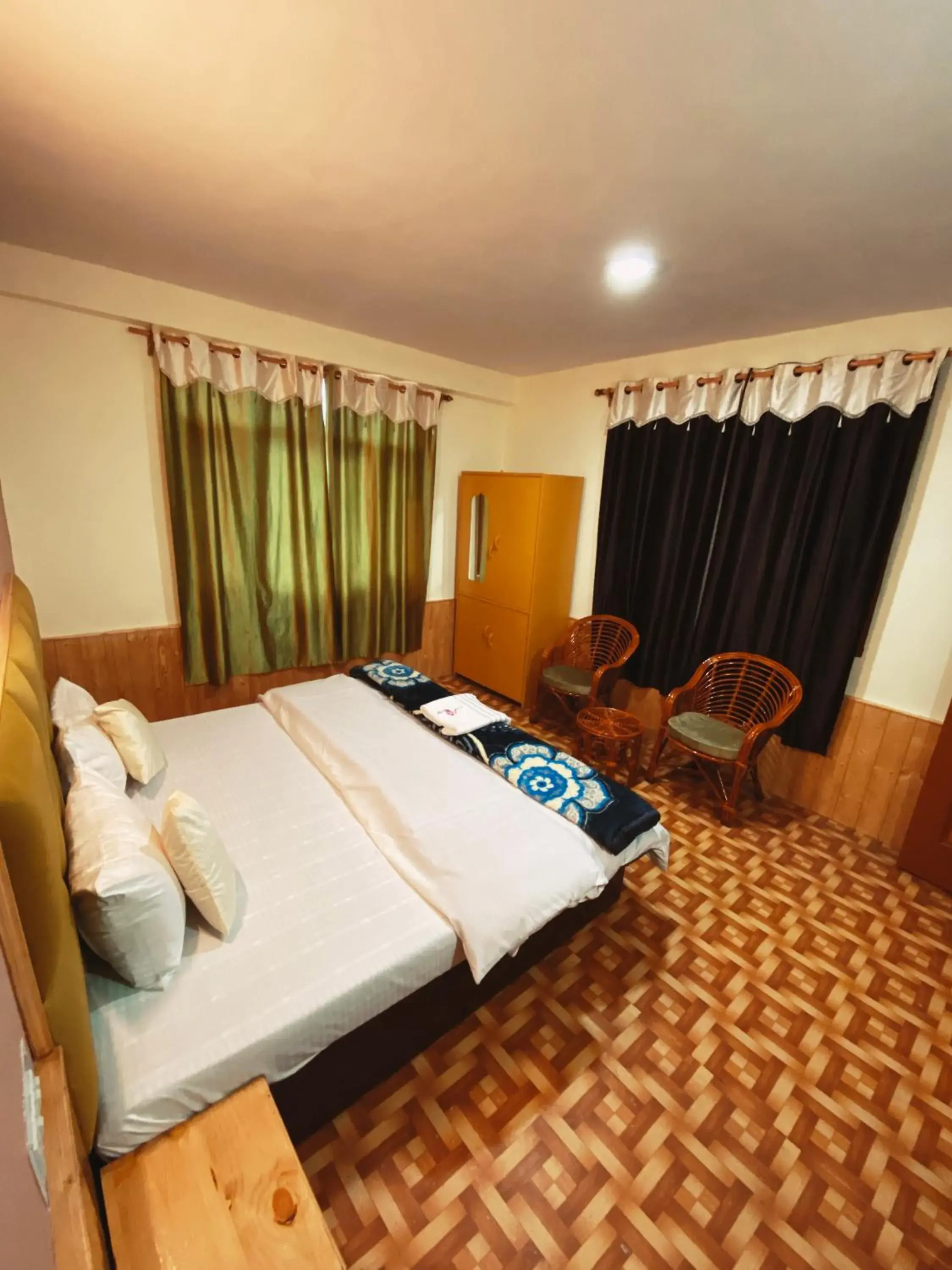 Double Room with Mountain View in Non Stop Cafe Hostel & Stay Double Room with Mountain View in Non Stop Cafe Hostel & Stay