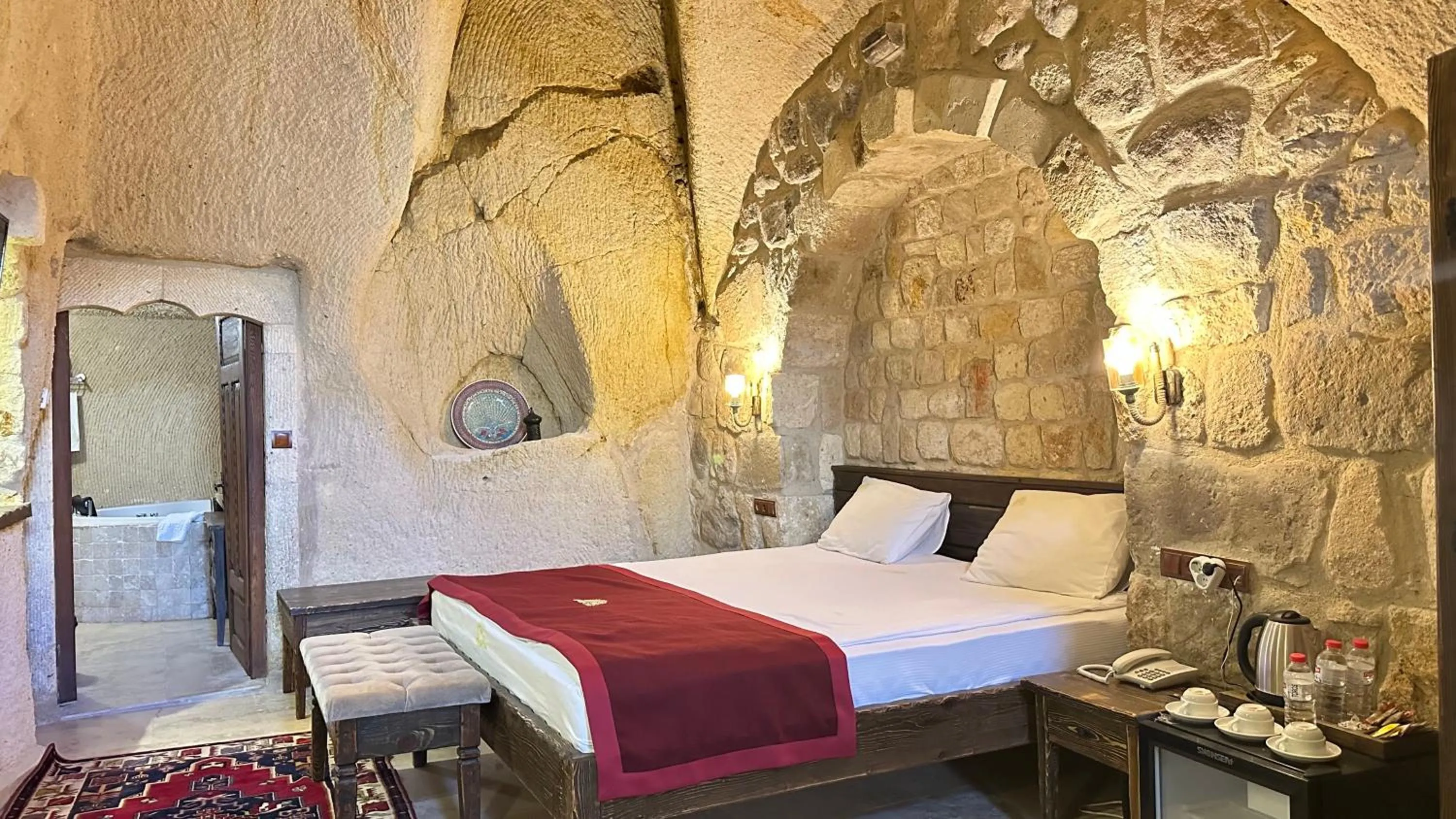Bed in Under Cave Cappadocia