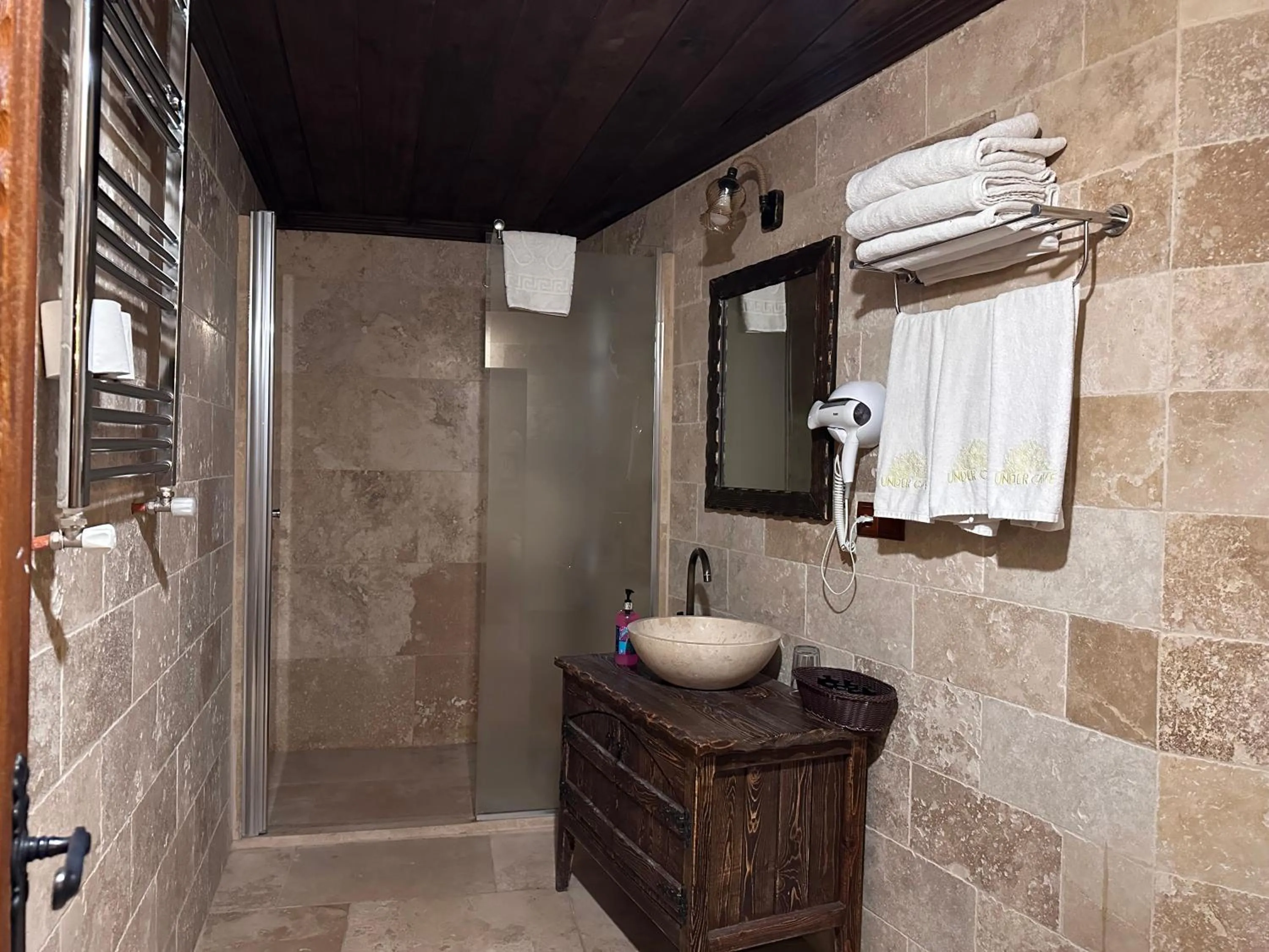 Shower in Under Cave Cappadocia