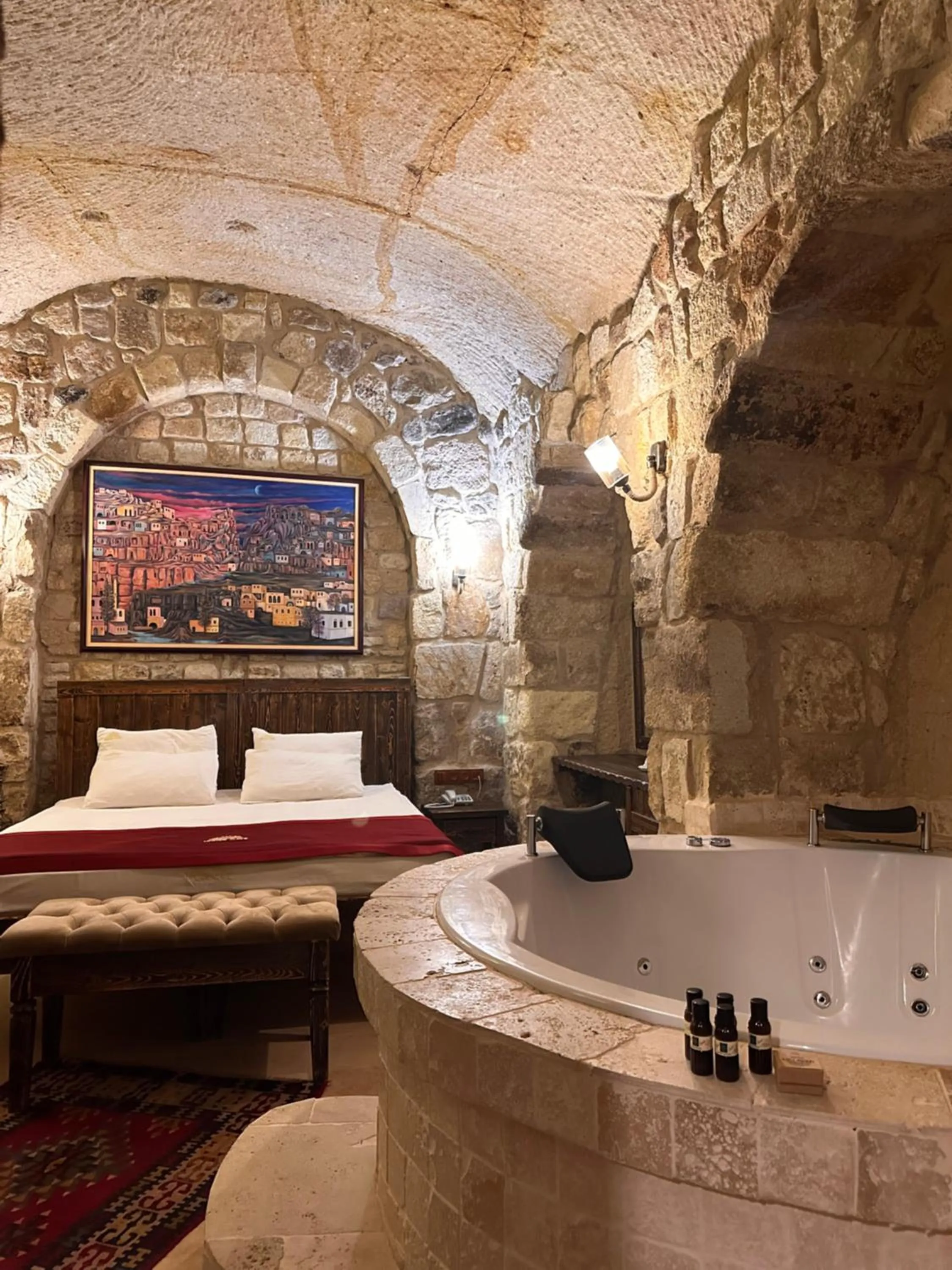 Bed in Under Cave Cappadocia