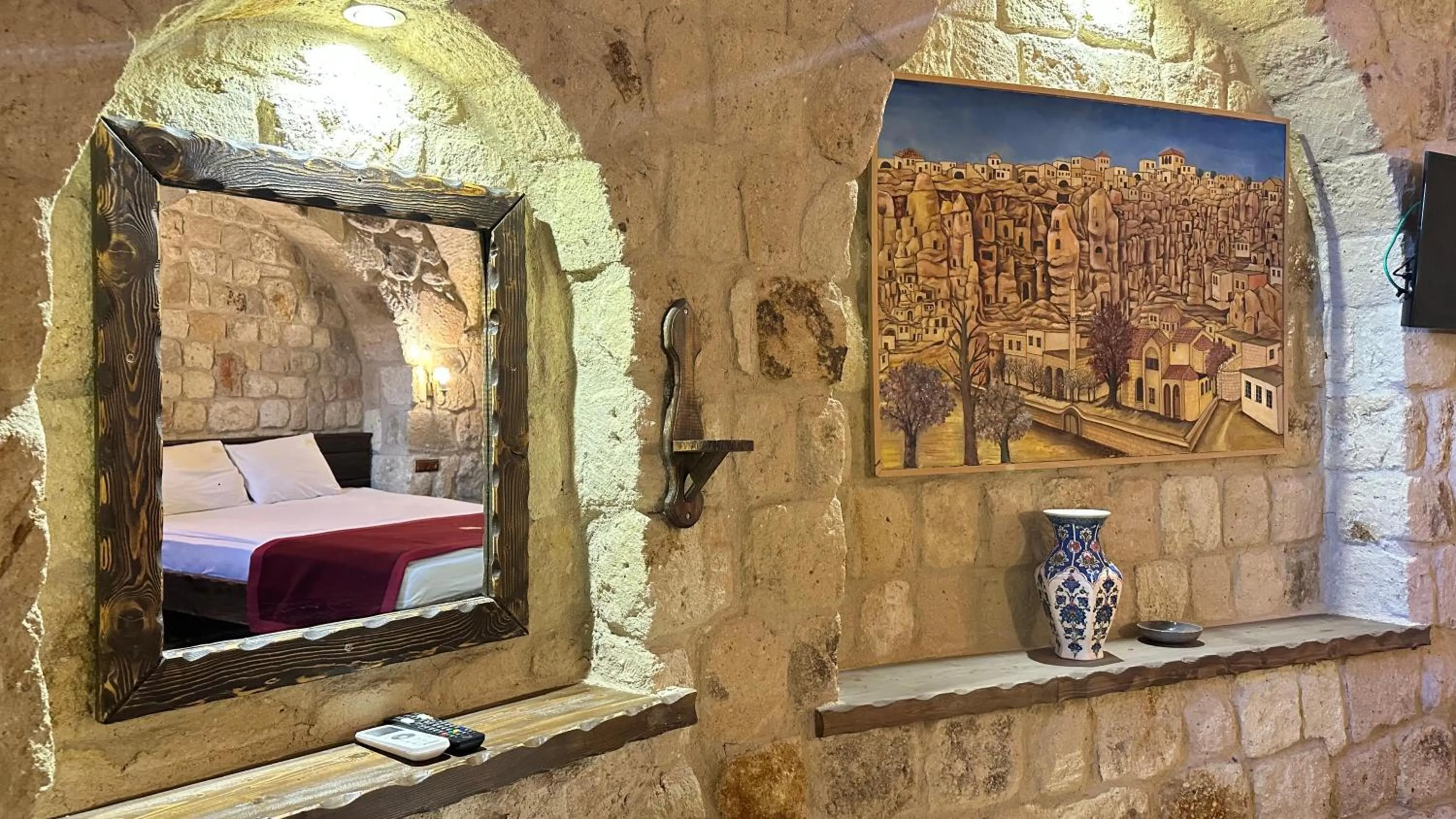 Bed in Under Cave Cappadocia