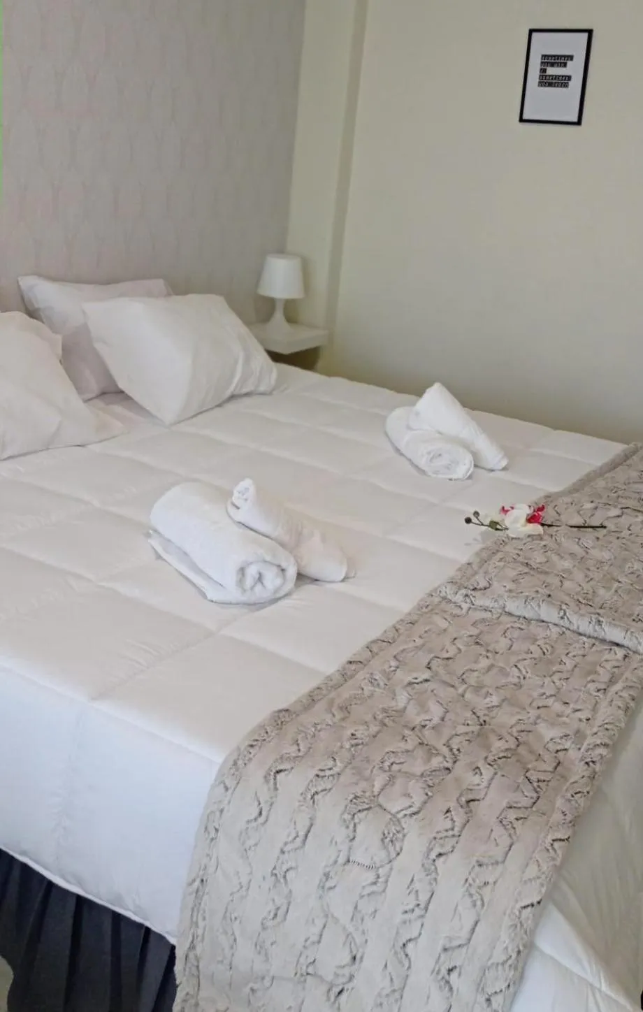 Bed in Liber Guest House