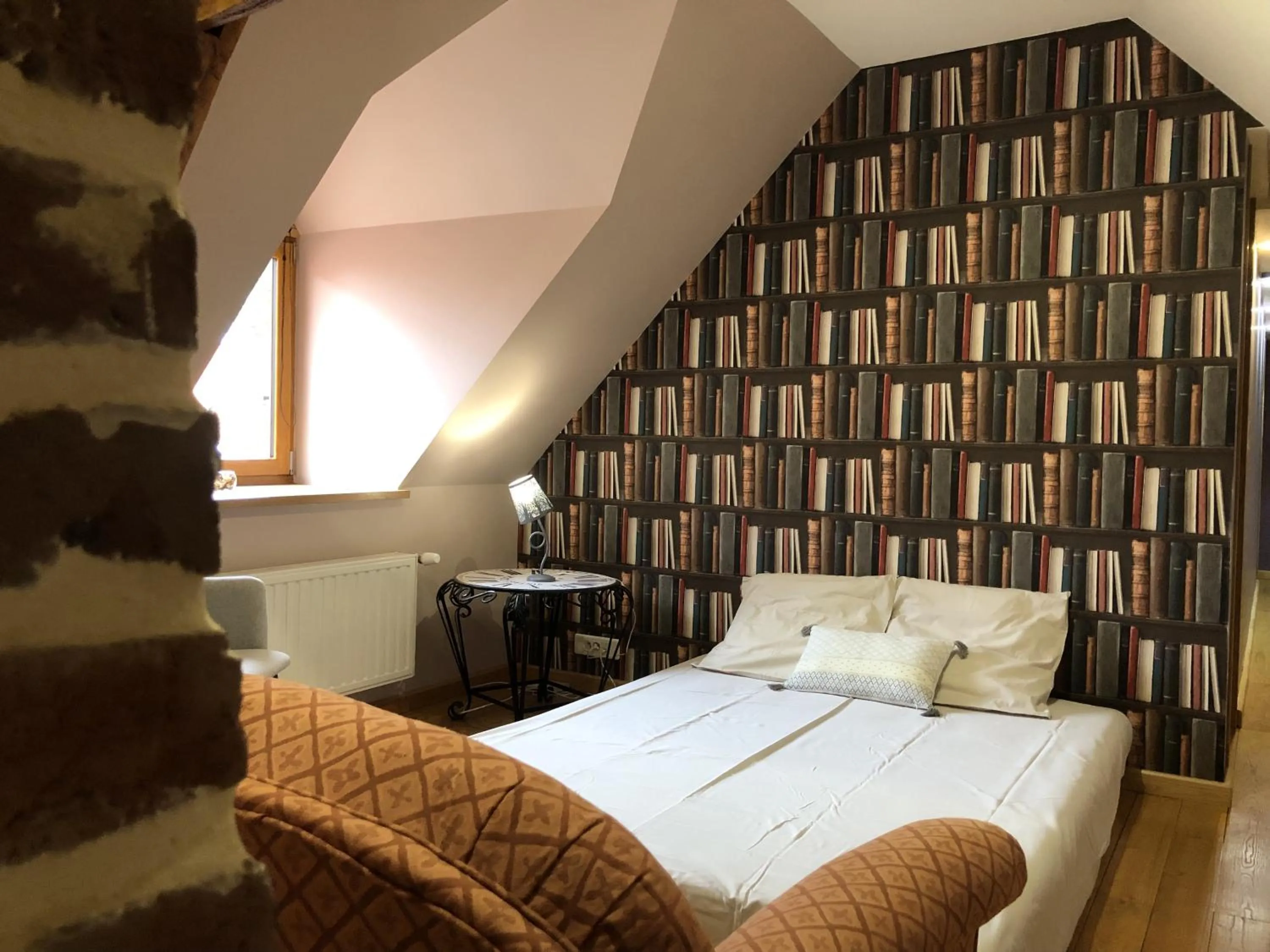 Bed in La Mésangeraie Gîte Chambres d'hôtes