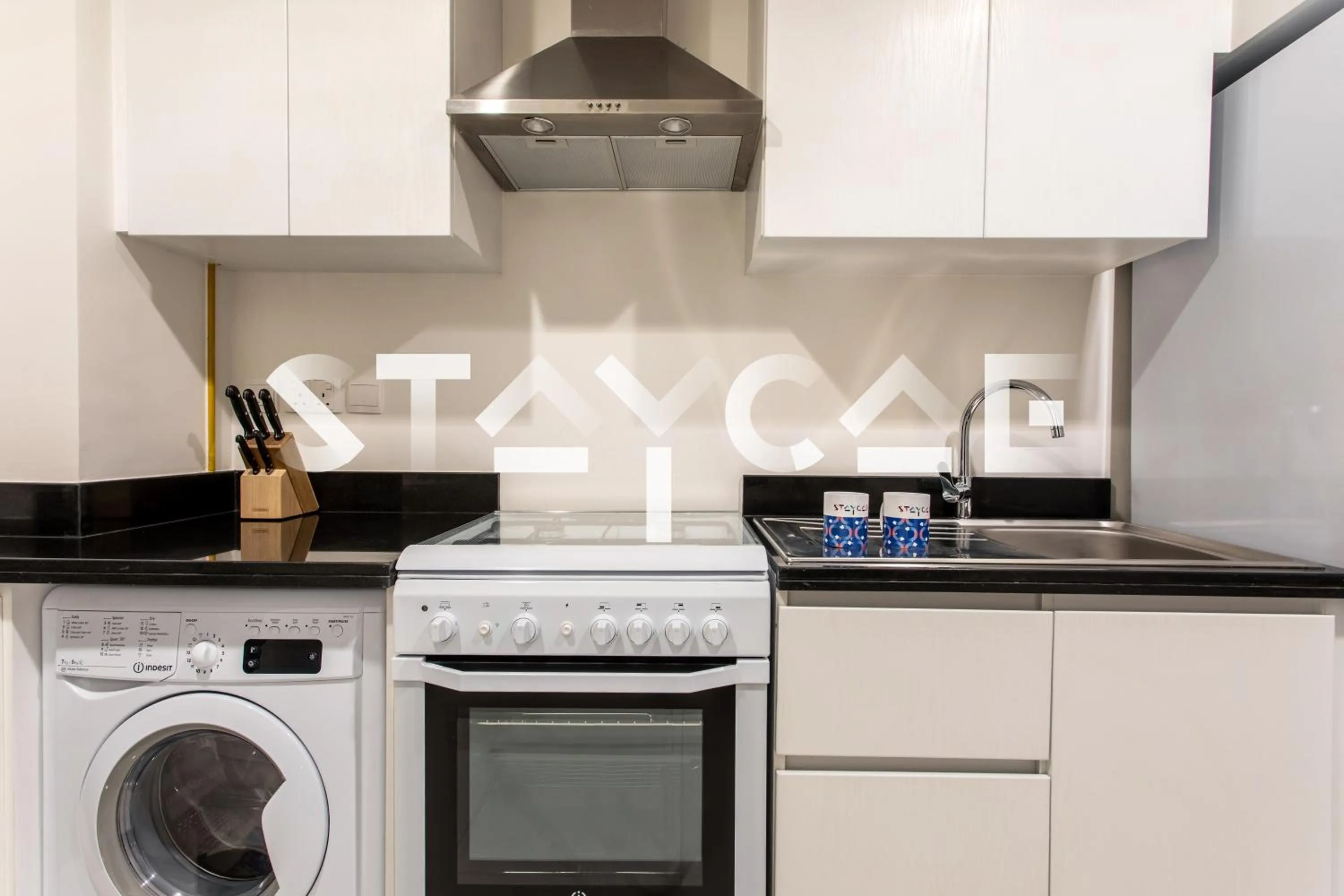 Kitchen or kitchenette in Staycae Holiday Homes - Celestia