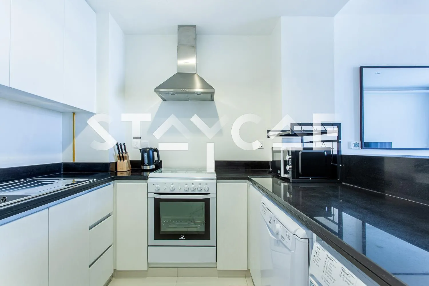 Kitchen or kitchenette in Staycae Holiday Homes - Celestia