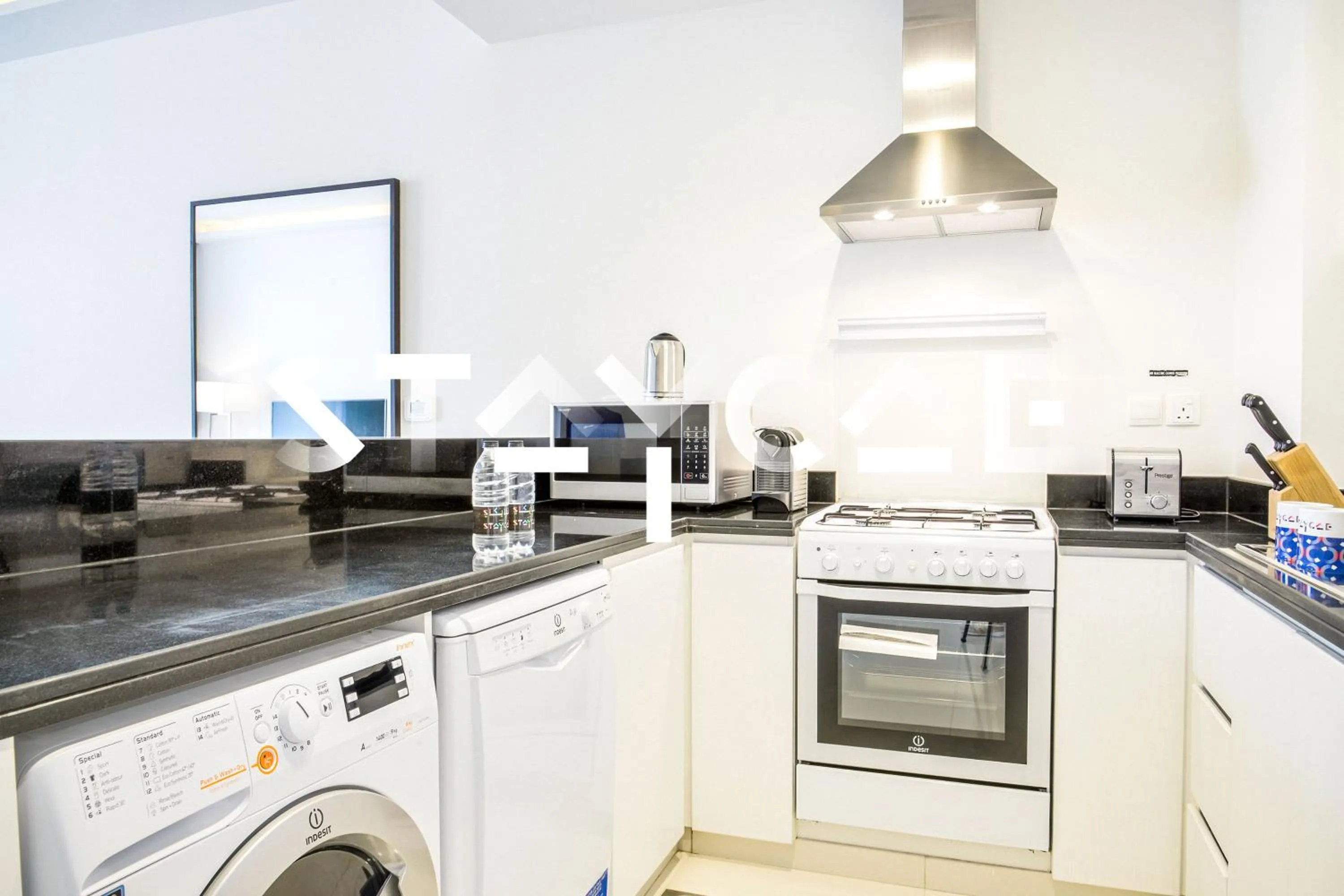 Kitchen or kitchenette in Staycae Holiday Homes - Celestia