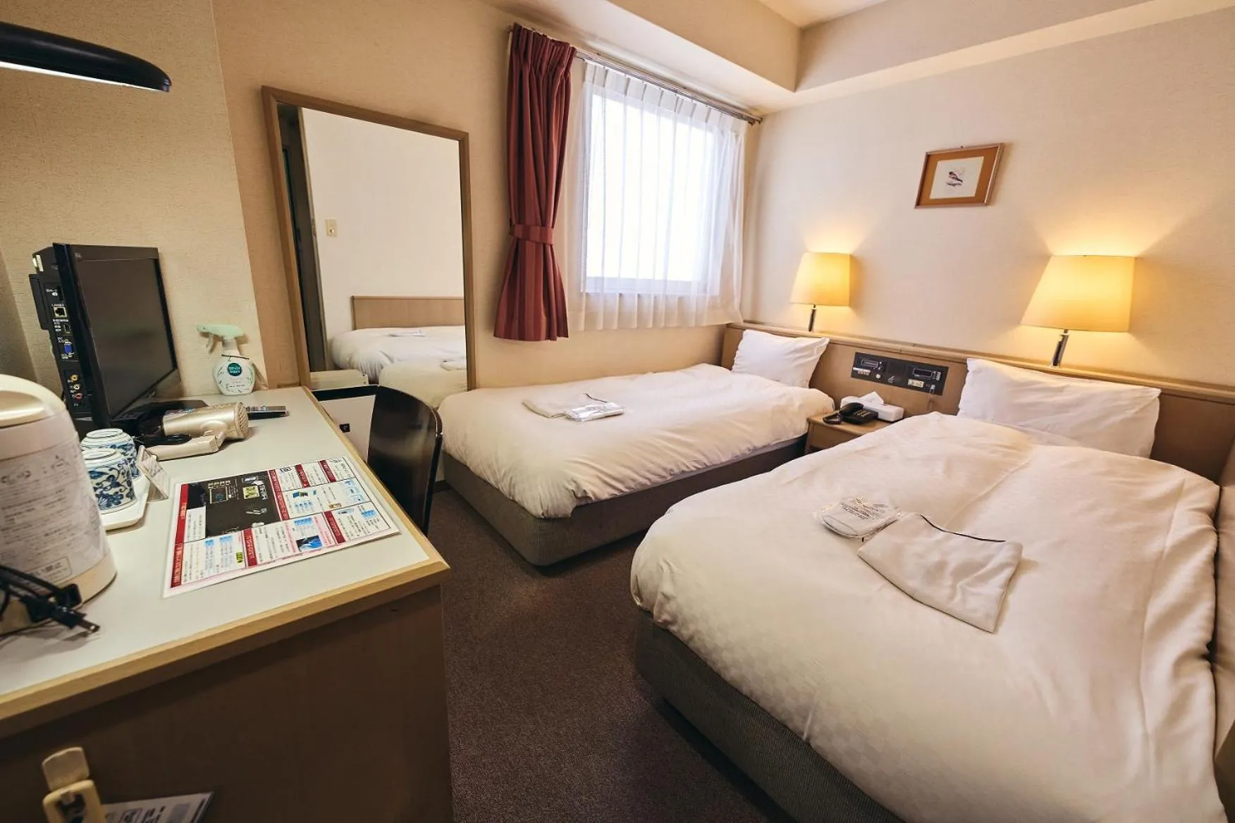 Bed in Hotel Astir Nagoya Sakae