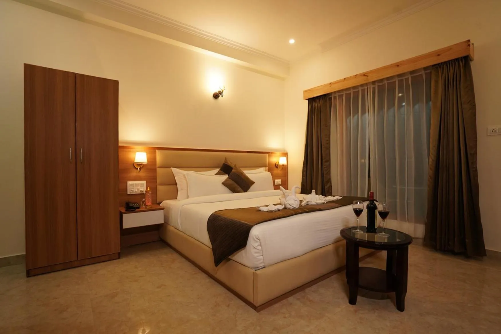 Bed in Hotel Alpine Musk