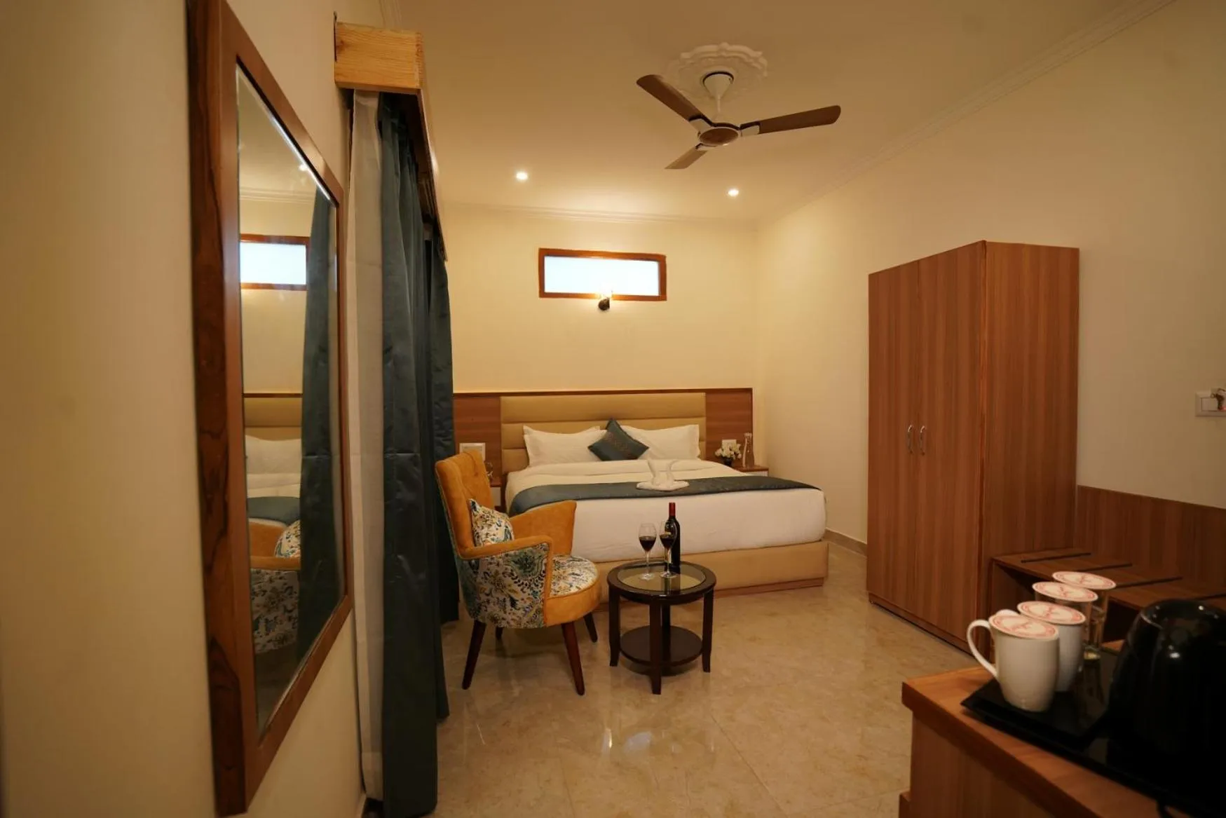 Bed in Hotel Alpine Musk