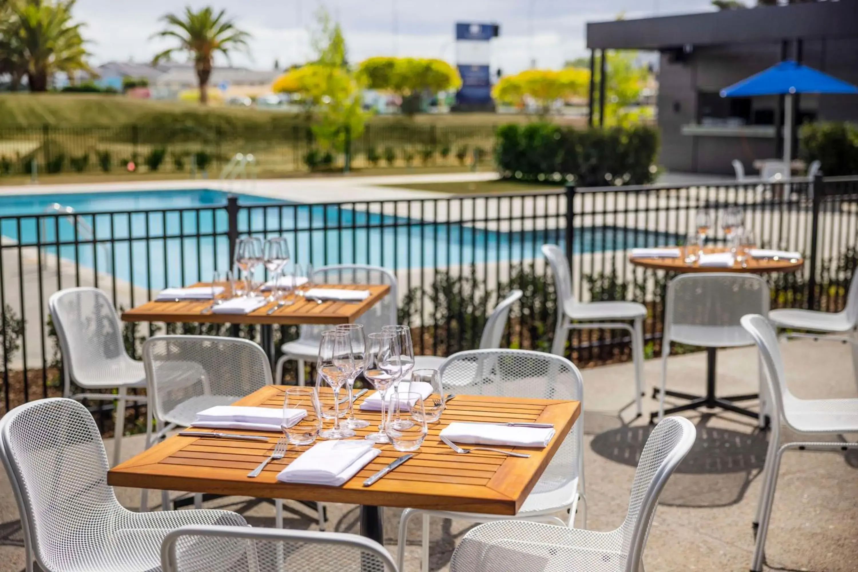 Pool view in DoubleTree By Hilton Auckland Karaka Pool view in DoubleTree By Hilton Auckland Karaka