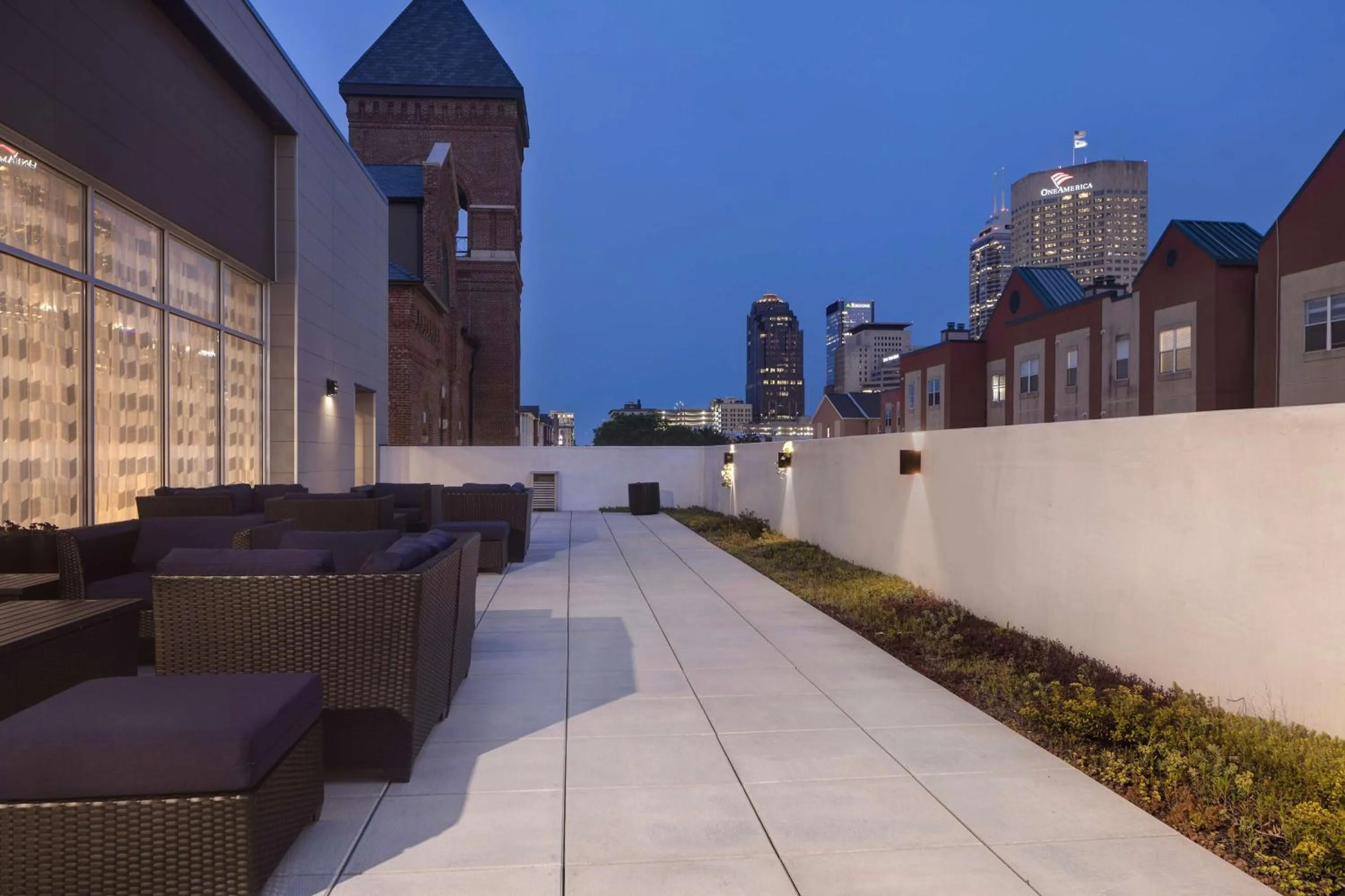 Patio in Homewood Suites by Hilton Indianapolis Downtown IUPUI