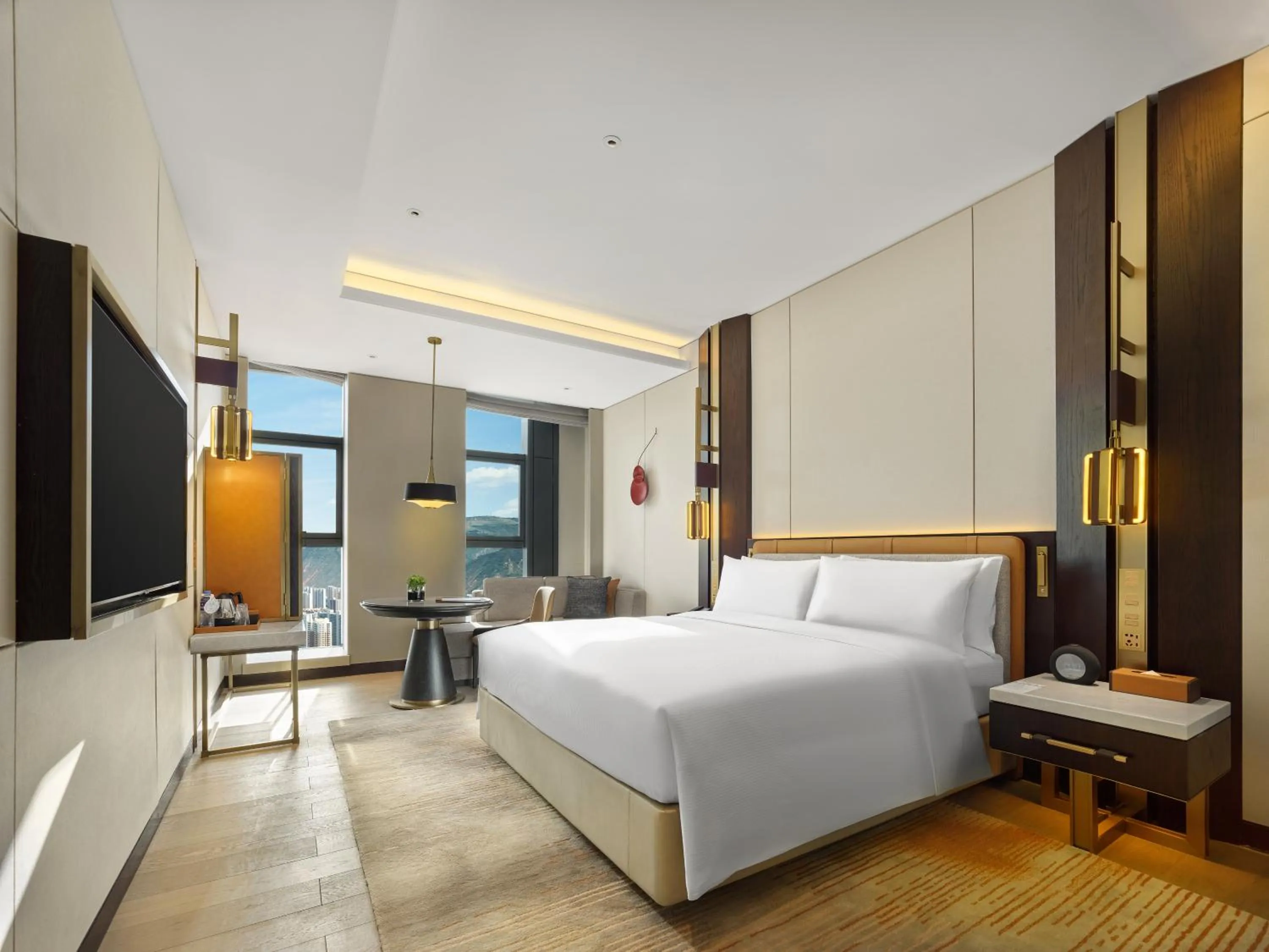 Bed in Hilton Lanzhou City Center