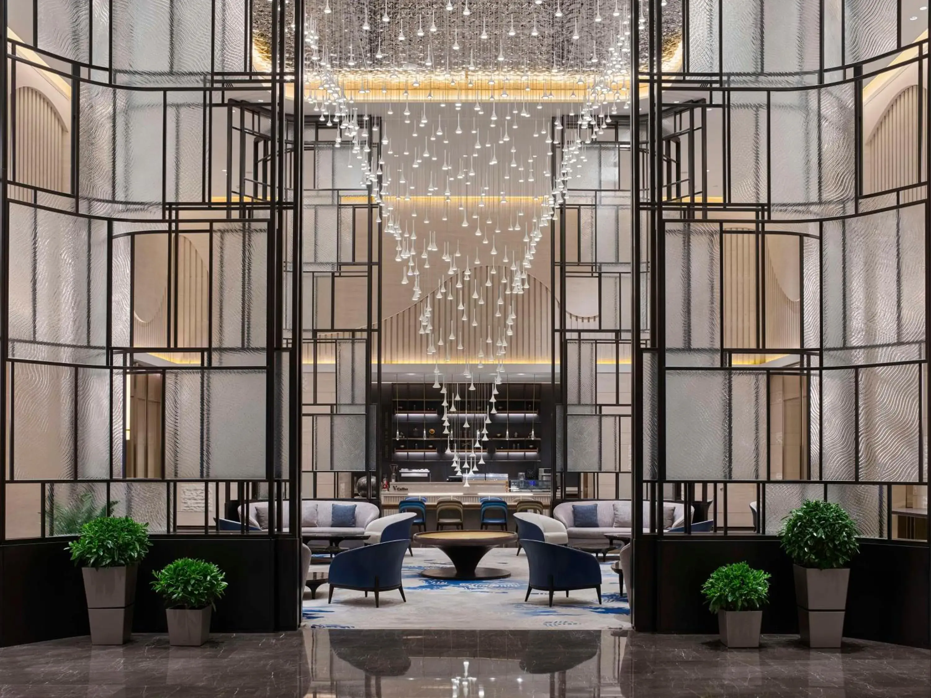 Lobby or reception in Hilton Lanzhou City Center Lobby or reception in Hilton Lanzhou City Center