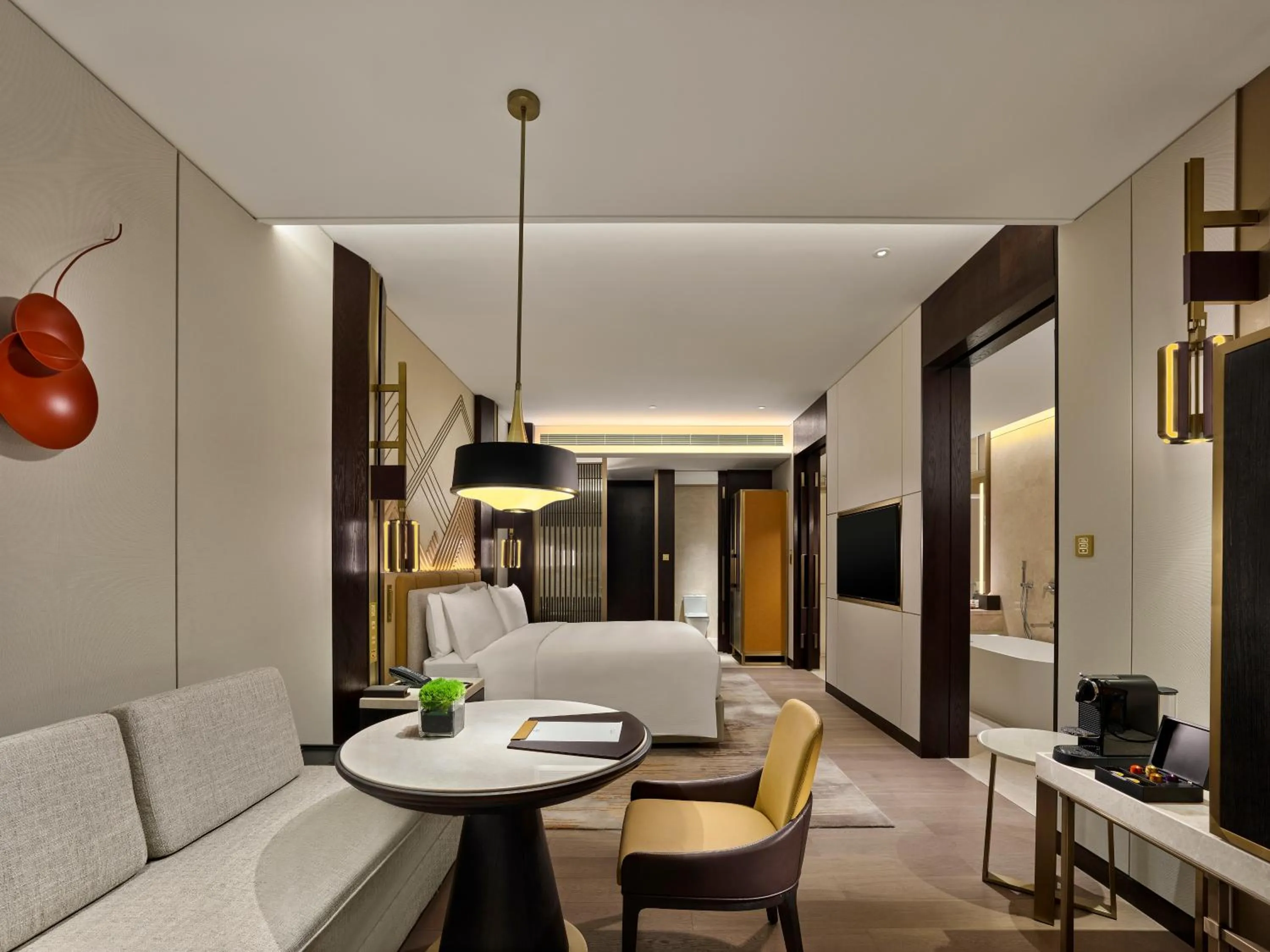 Seating area in Hilton Lanzhou City Center