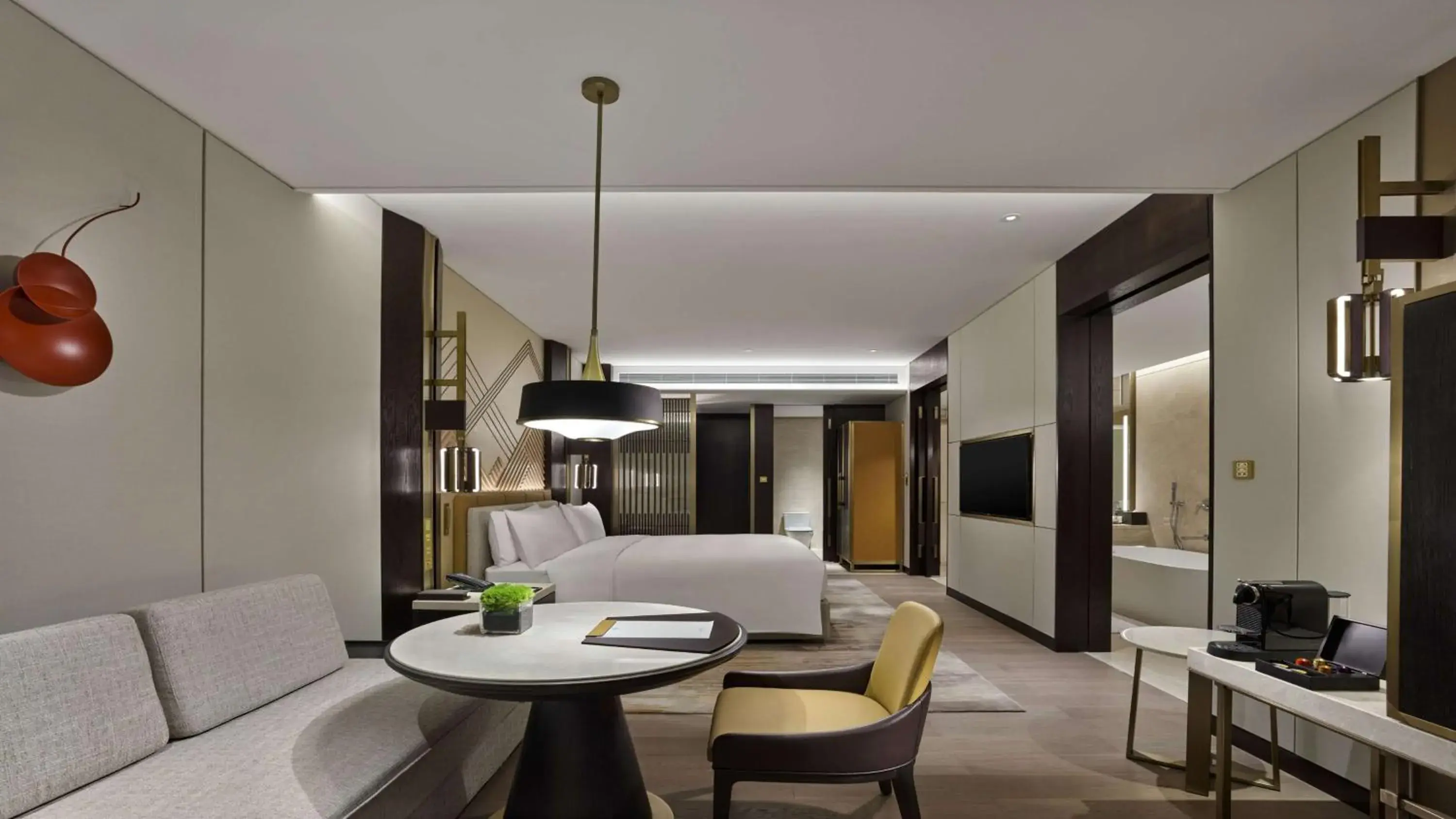 Bedroom in Hilton Lanzhou City Center Bedroom in Hilton Lanzhou City Center