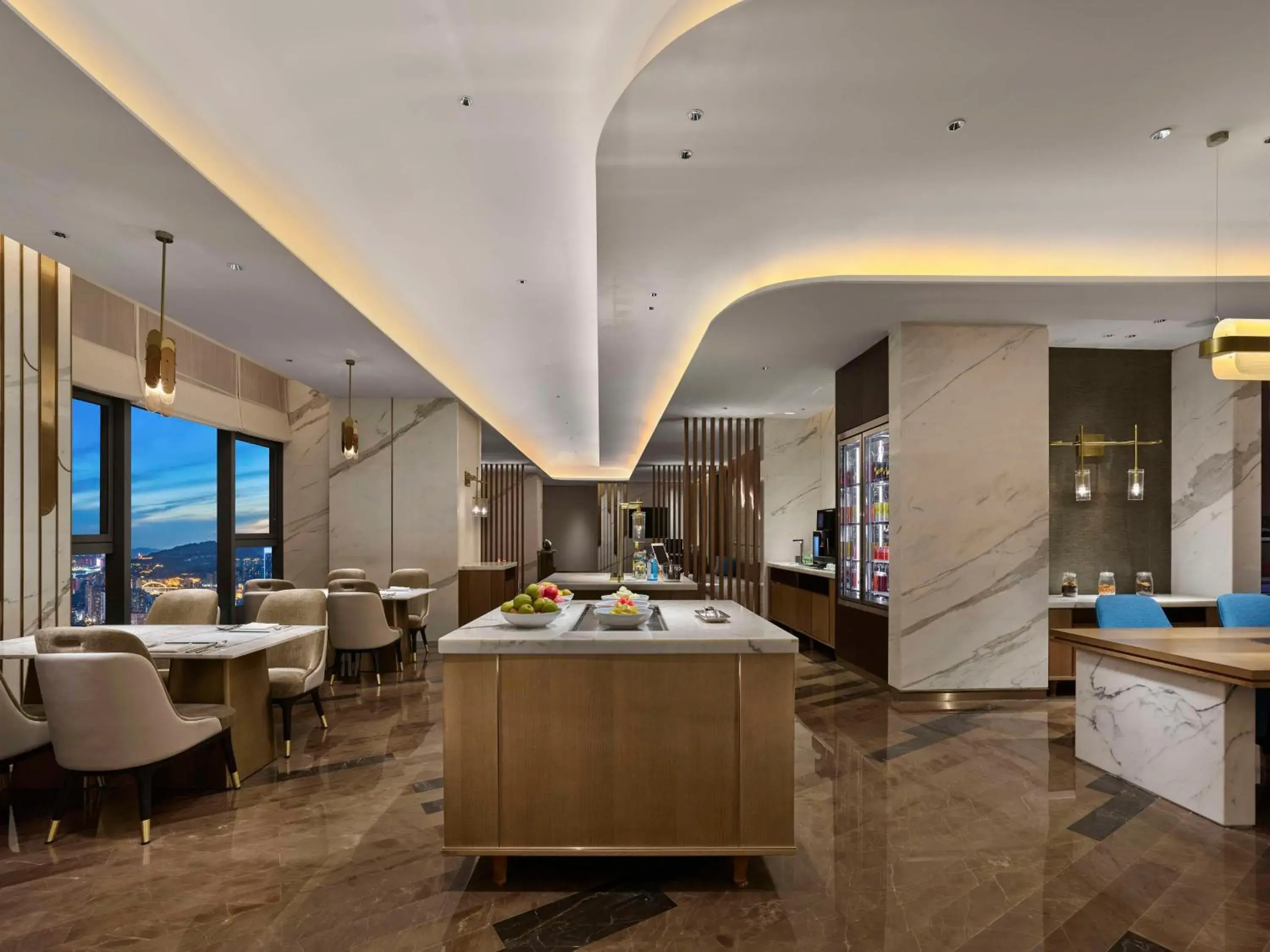 Property building in Hilton Lanzhou City Center Property building in Hilton Lanzhou City Center