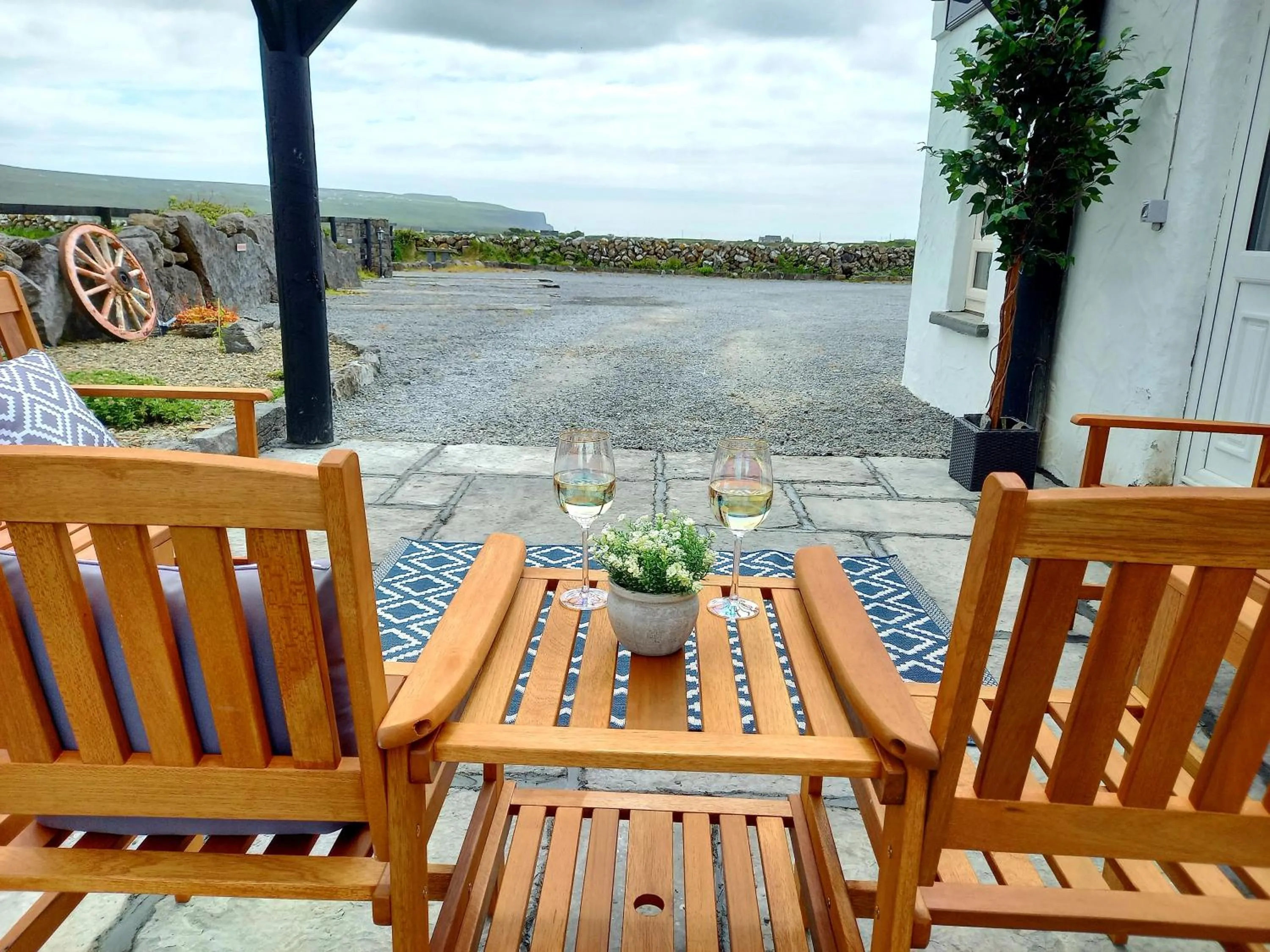 Patio in Limestone Lodge Apartment