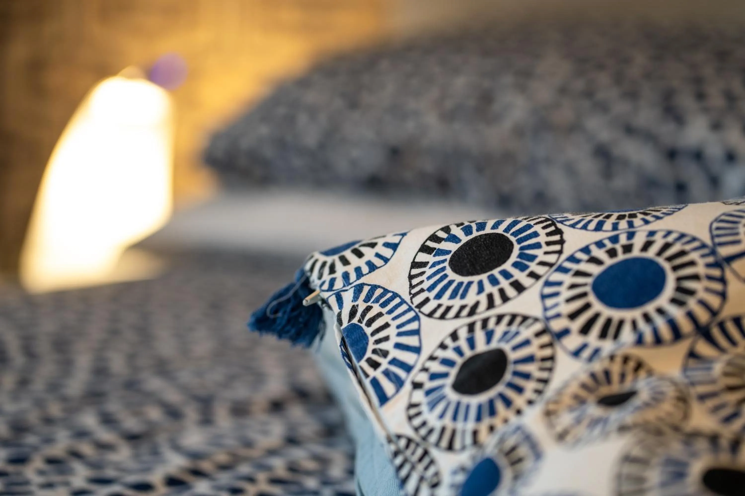 Bed in AJ Suite and Breakfast