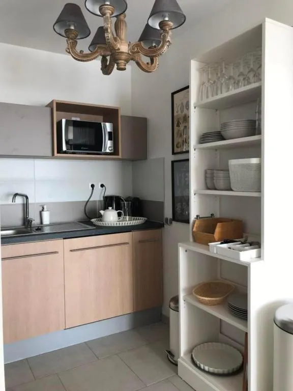 Kitchen or kitchenette in Le Bleu Mer By Avecoeur