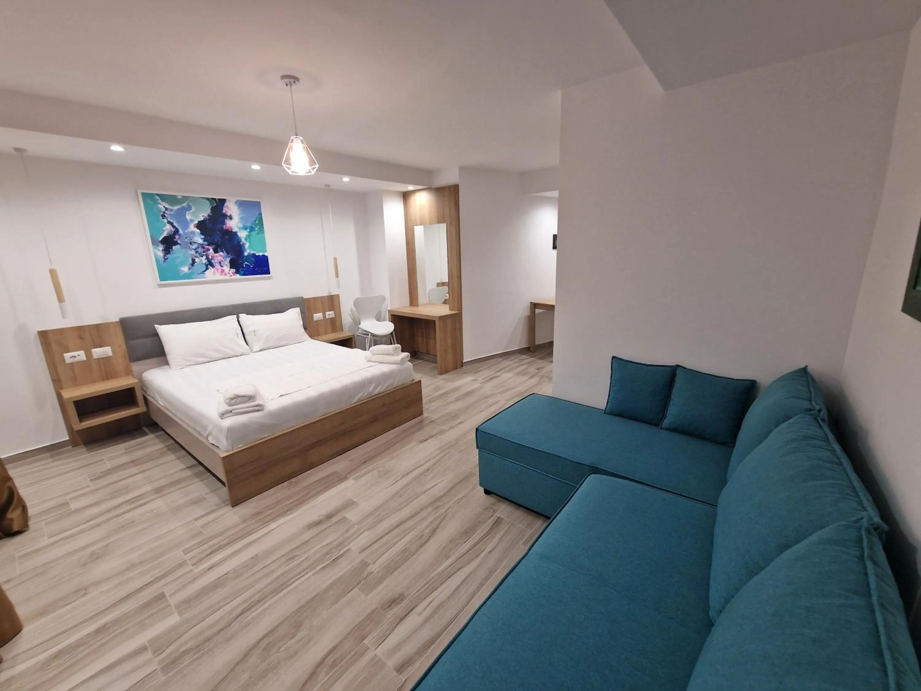 Bed in Joanna Suites